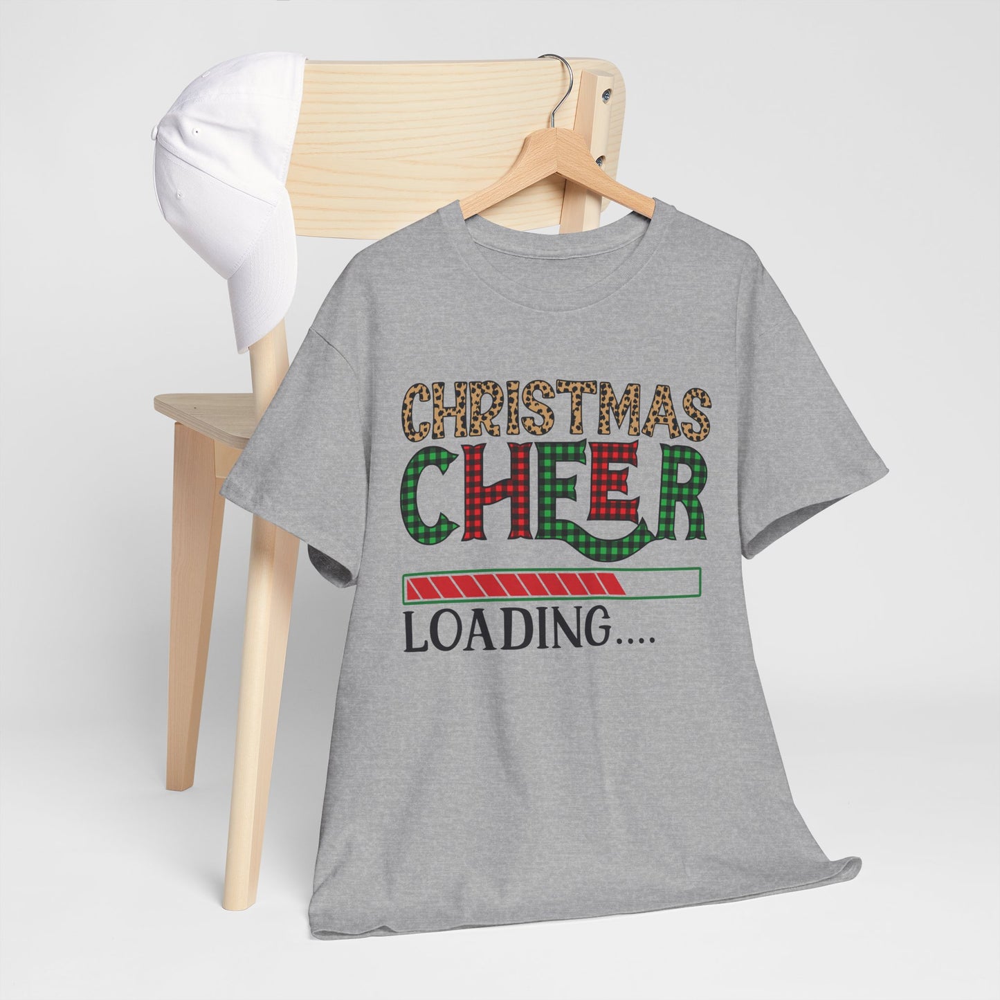 Christmas Cheer Loading Unisex Heavy Cotton Tee