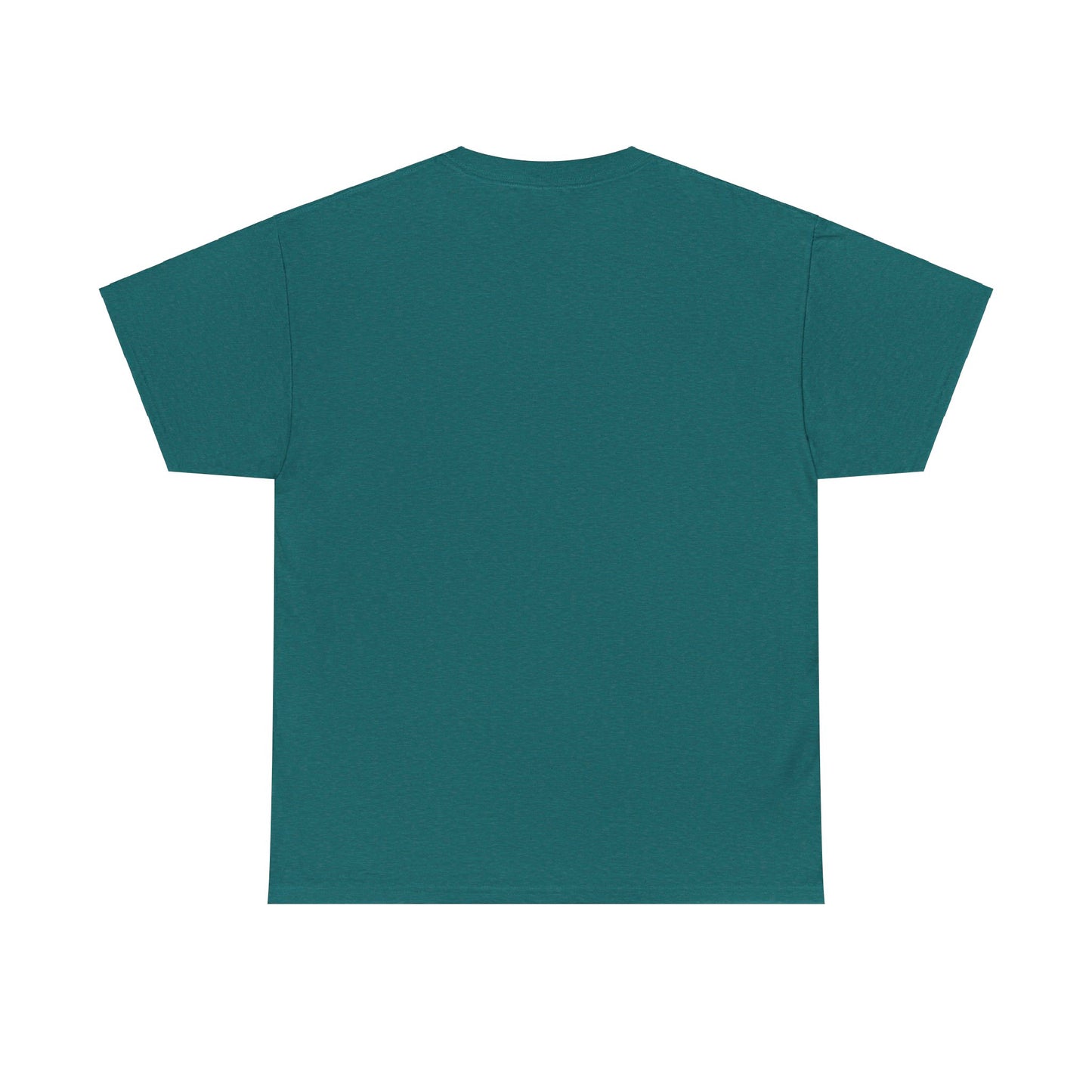 Unisex Heavy Cotton Tee - Just Waiting for Christmas Design