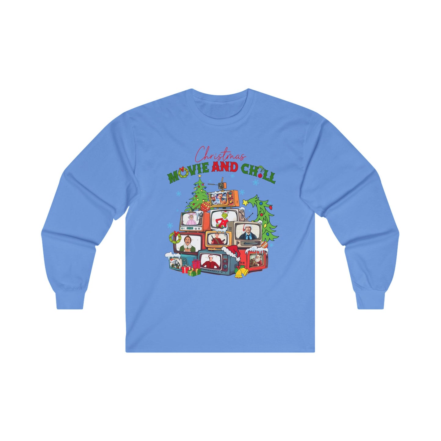 Christmas Movie and Chill Long Sleeve Tee