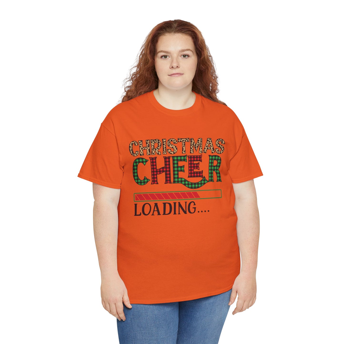 Christmas Cheer Loading Unisex Heavy Cotton Tee
