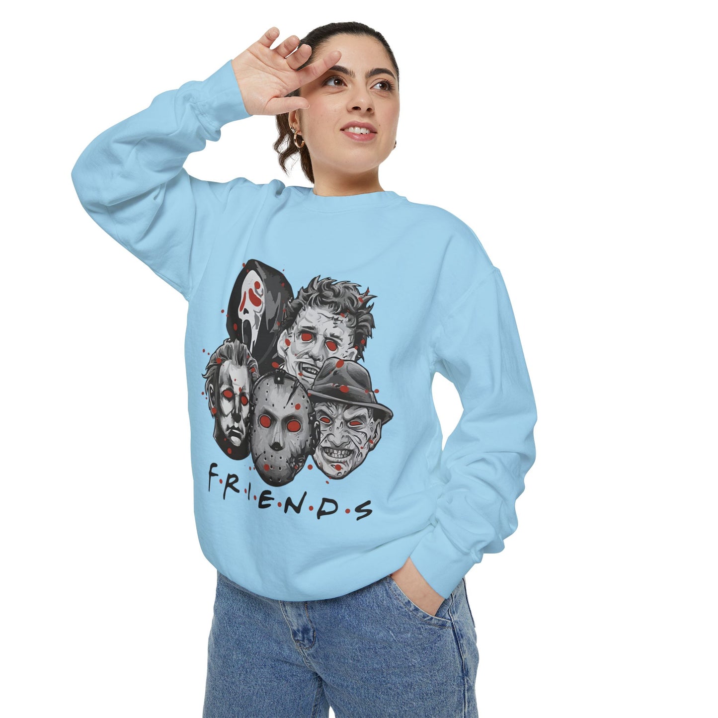 Halloween Garment-Dyed Sweatshirt