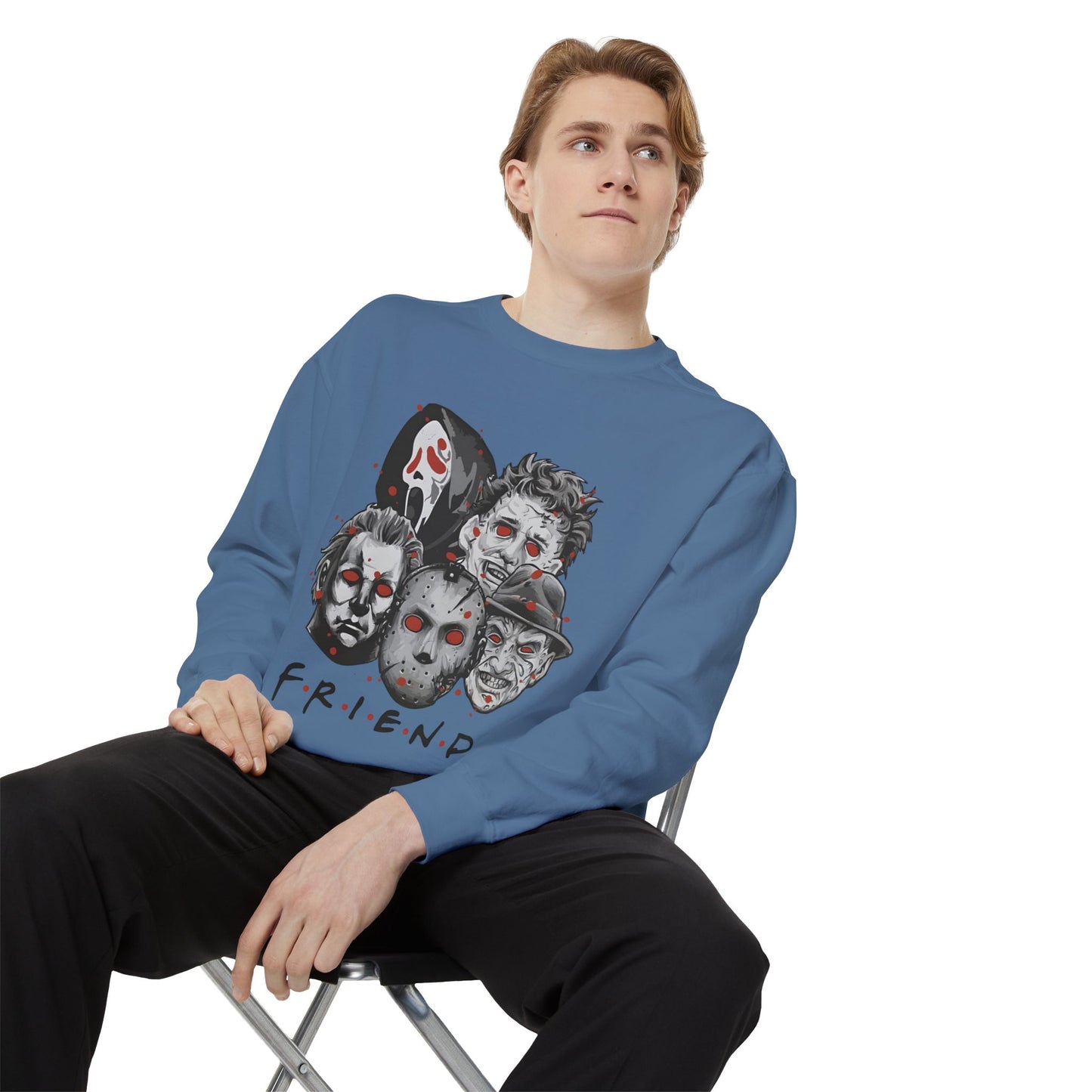 Halloween Garment-Dyed Sweatshirt