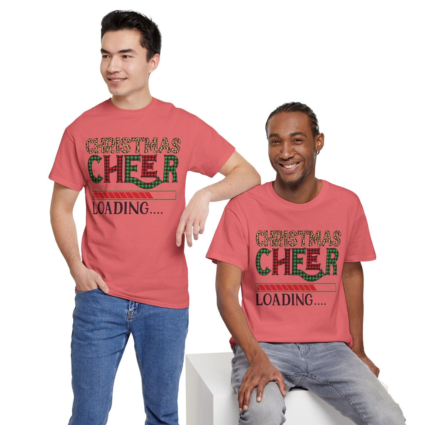 Christmas Cheer Loading Unisex Heavy Cotton Tee