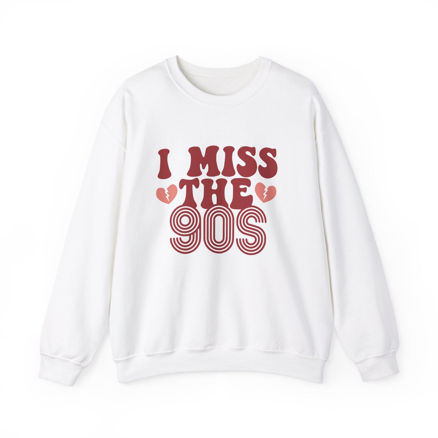 Retro 90s Crewneck Sweatshirt - I Miss the 90s Design