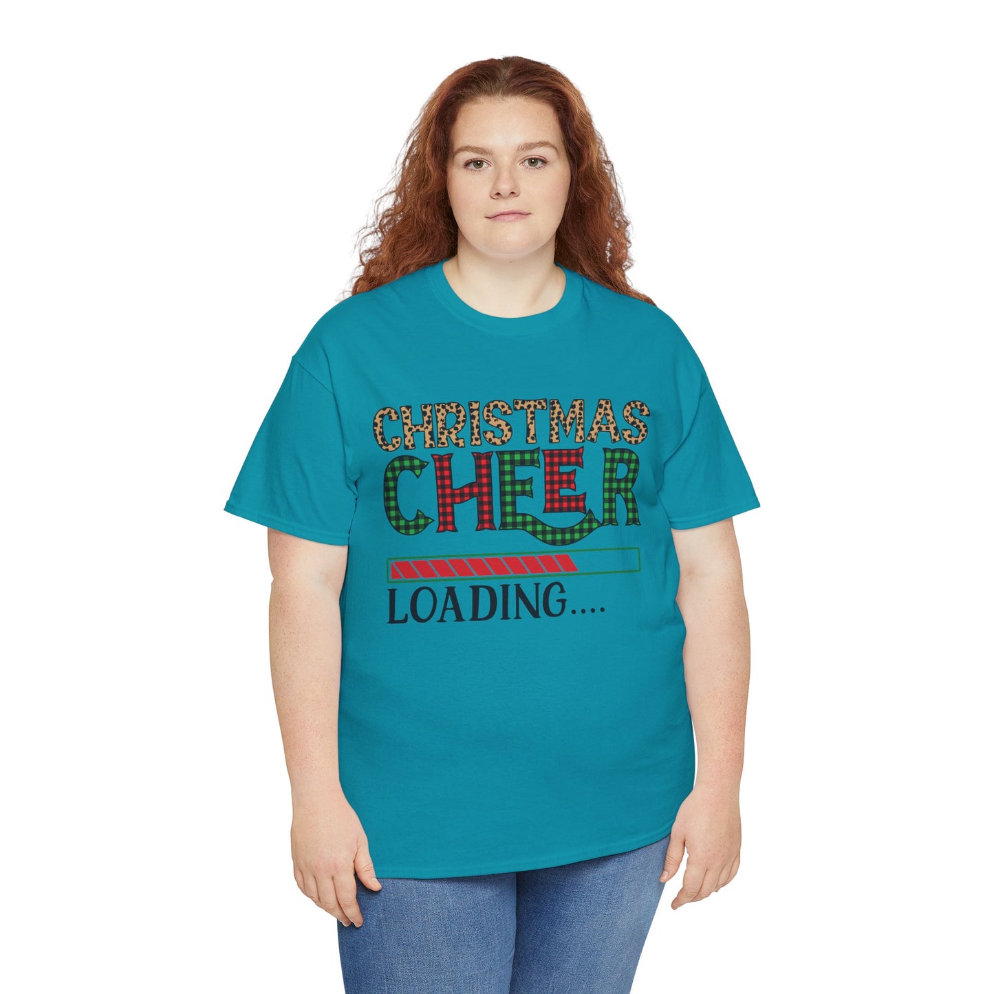 Christmas Cheer Loading Unisex Heavy Cotton Tee