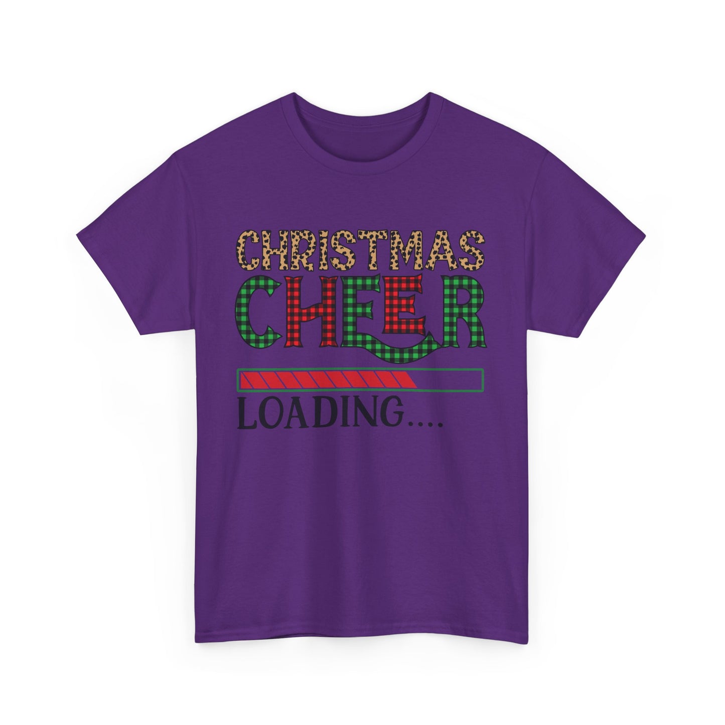 Christmas Cheer Loading Unisex Heavy Cotton Tee