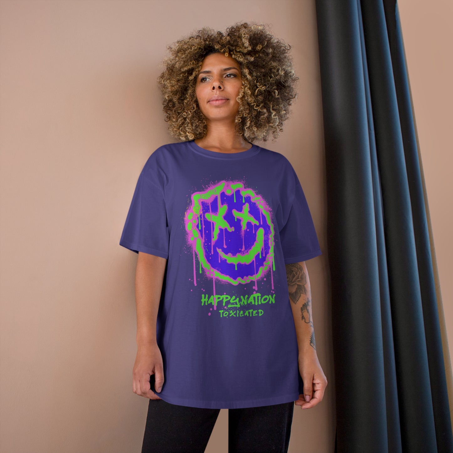 Smiley Face Champion T-Shirt - Happy Nation Collection