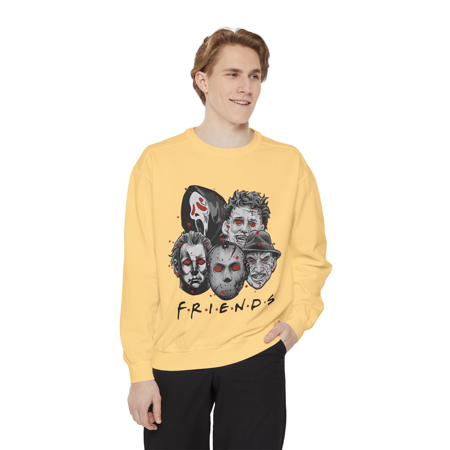 Halloween Garment-Dyed Sweatshirt