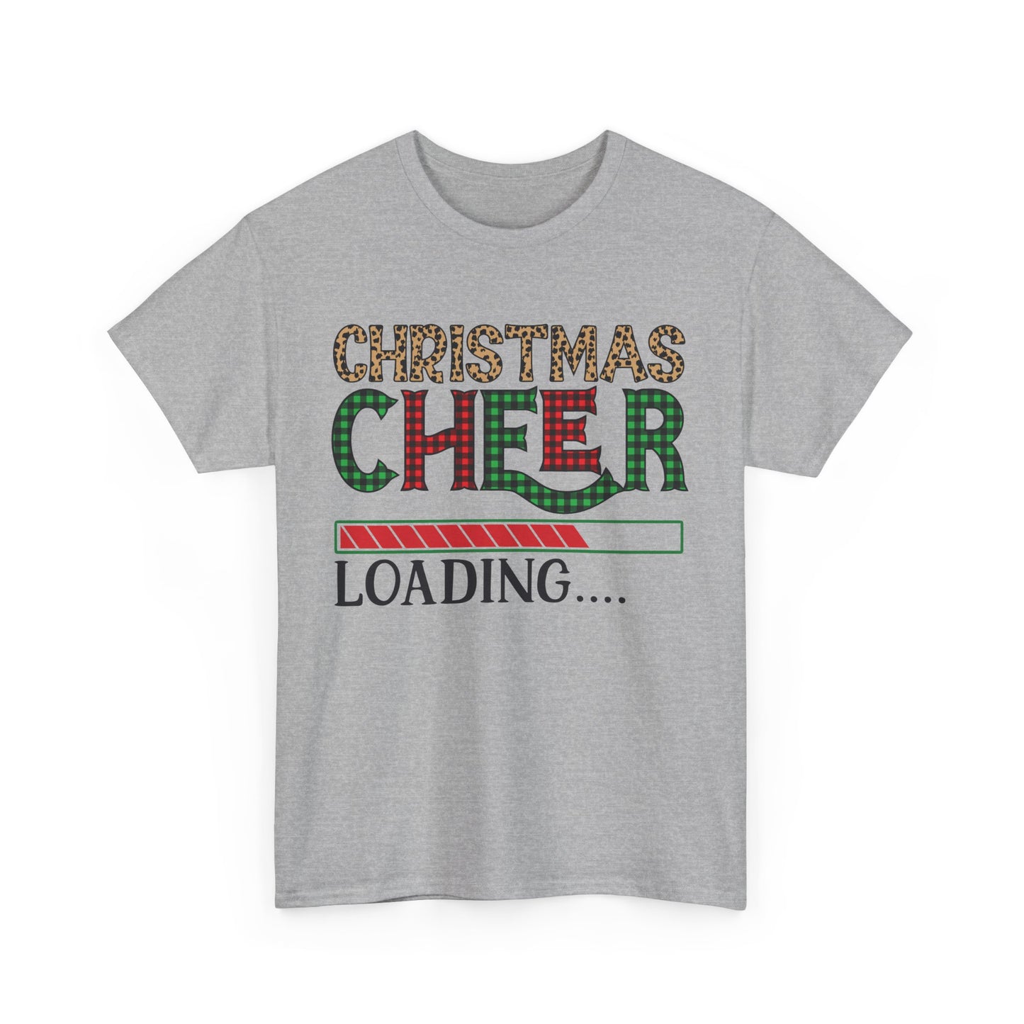 Christmas Cheer Loading Unisex Heavy Cotton Tee
