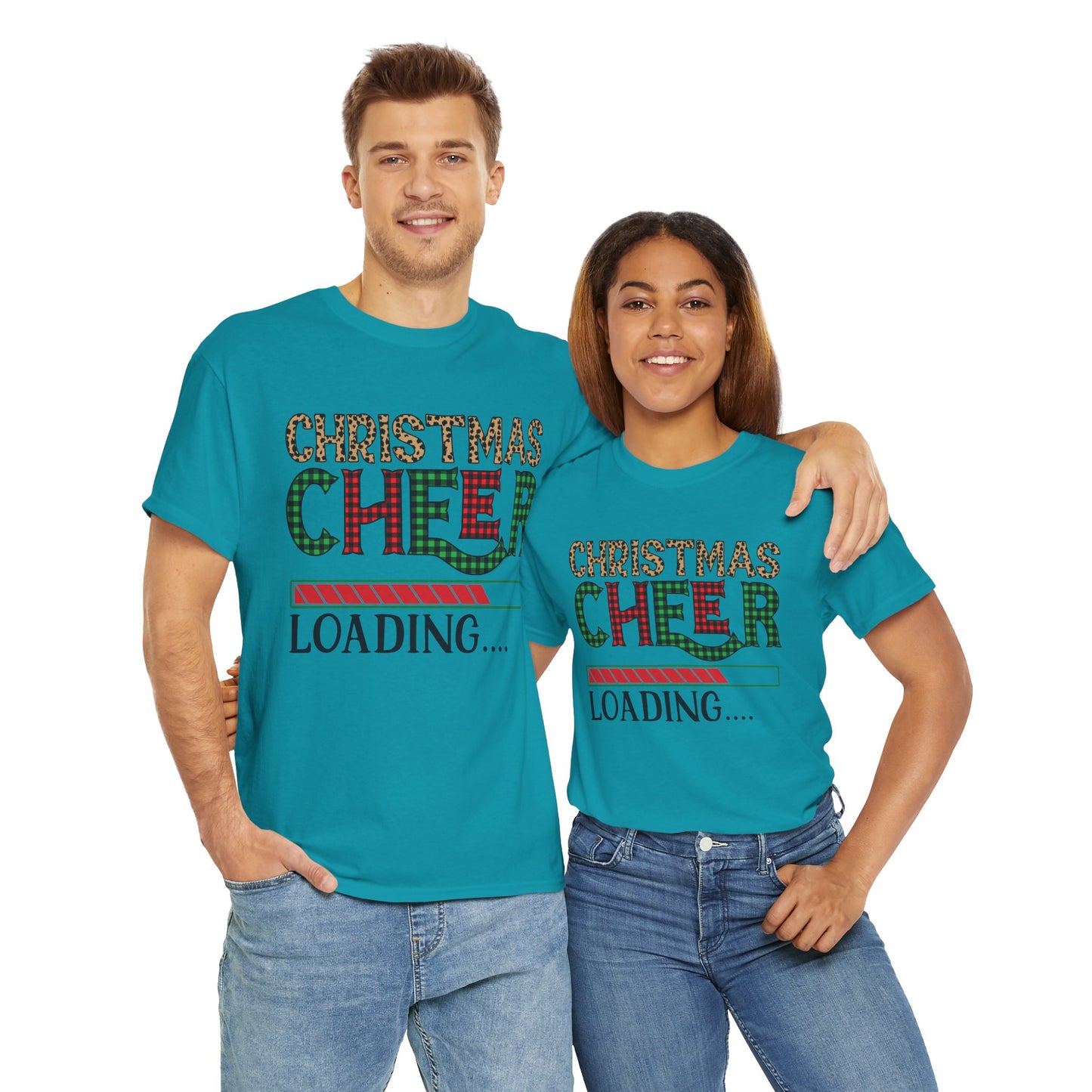 Christmas Cheer Loading Unisex Heavy Cotton Tee