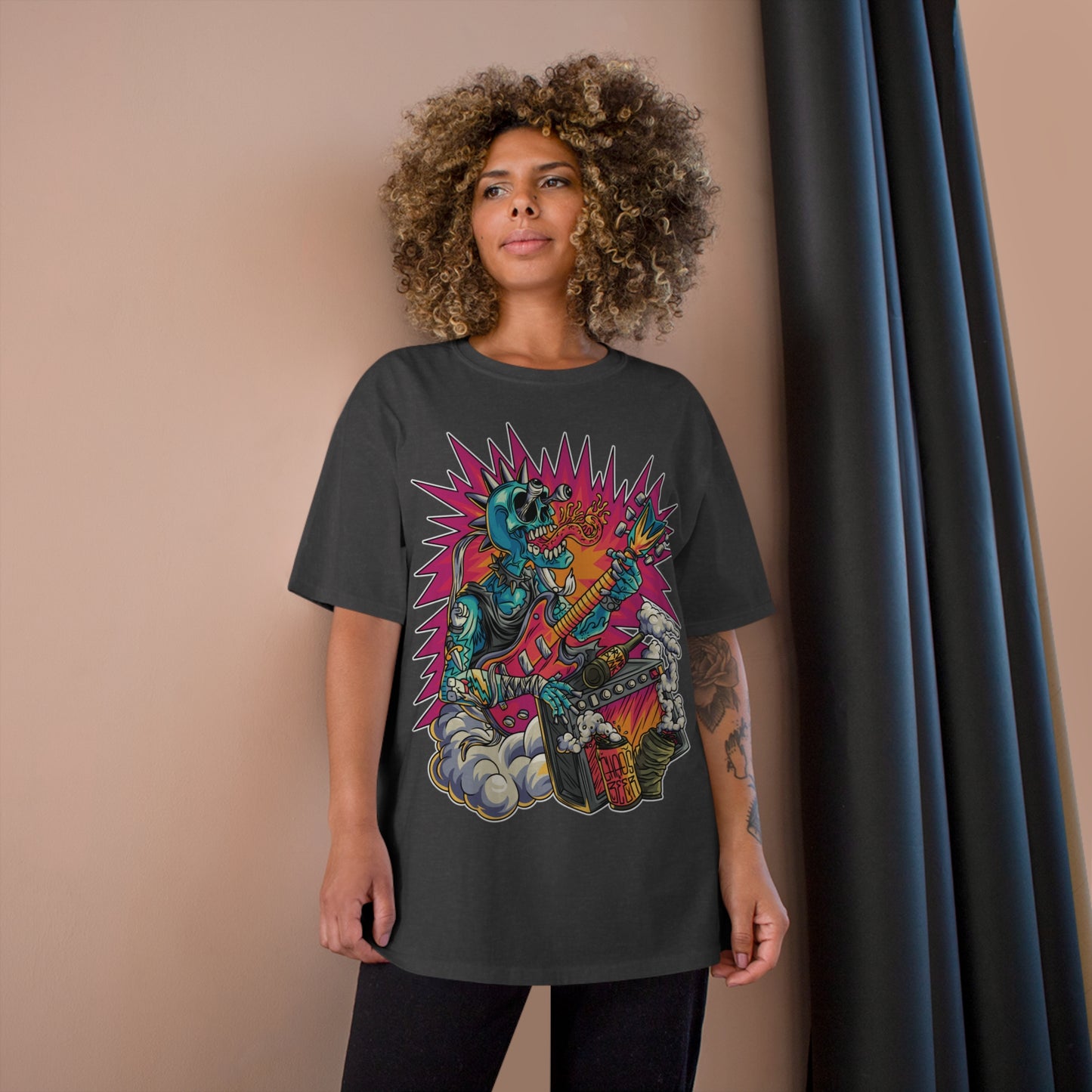 Skeleton Guitar Champion T-Shirt