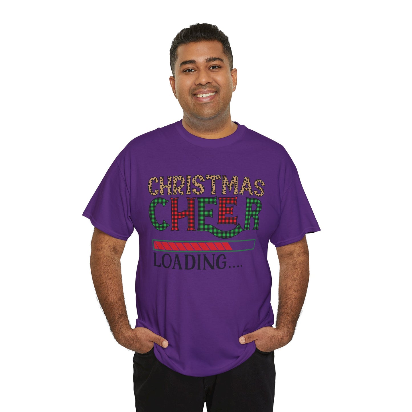 Christmas Cheer Loading Unisex Heavy Cotton Tee