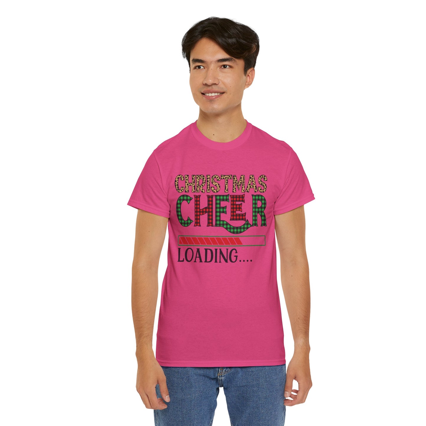 Christmas Cheer Loading Unisex Heavy Cotton Tee