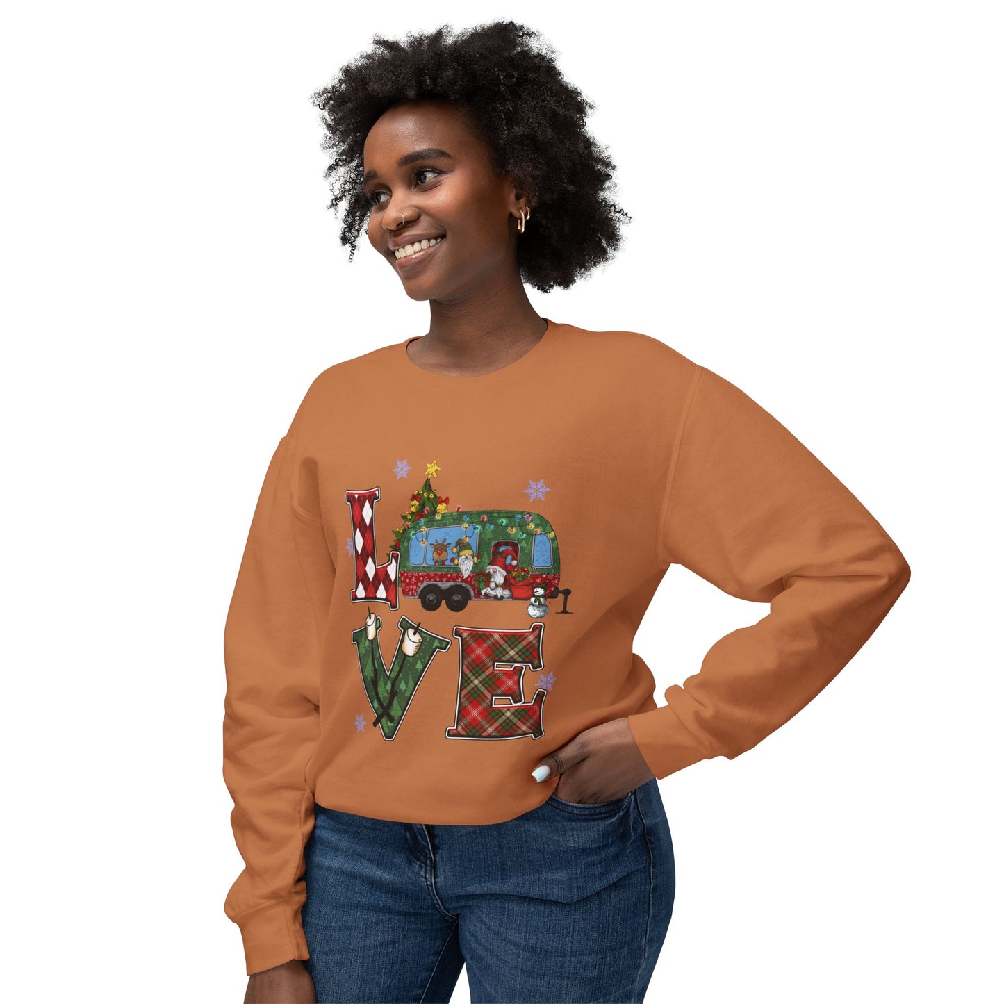 Love Vintage Holiday Crewneck Sweatshirt