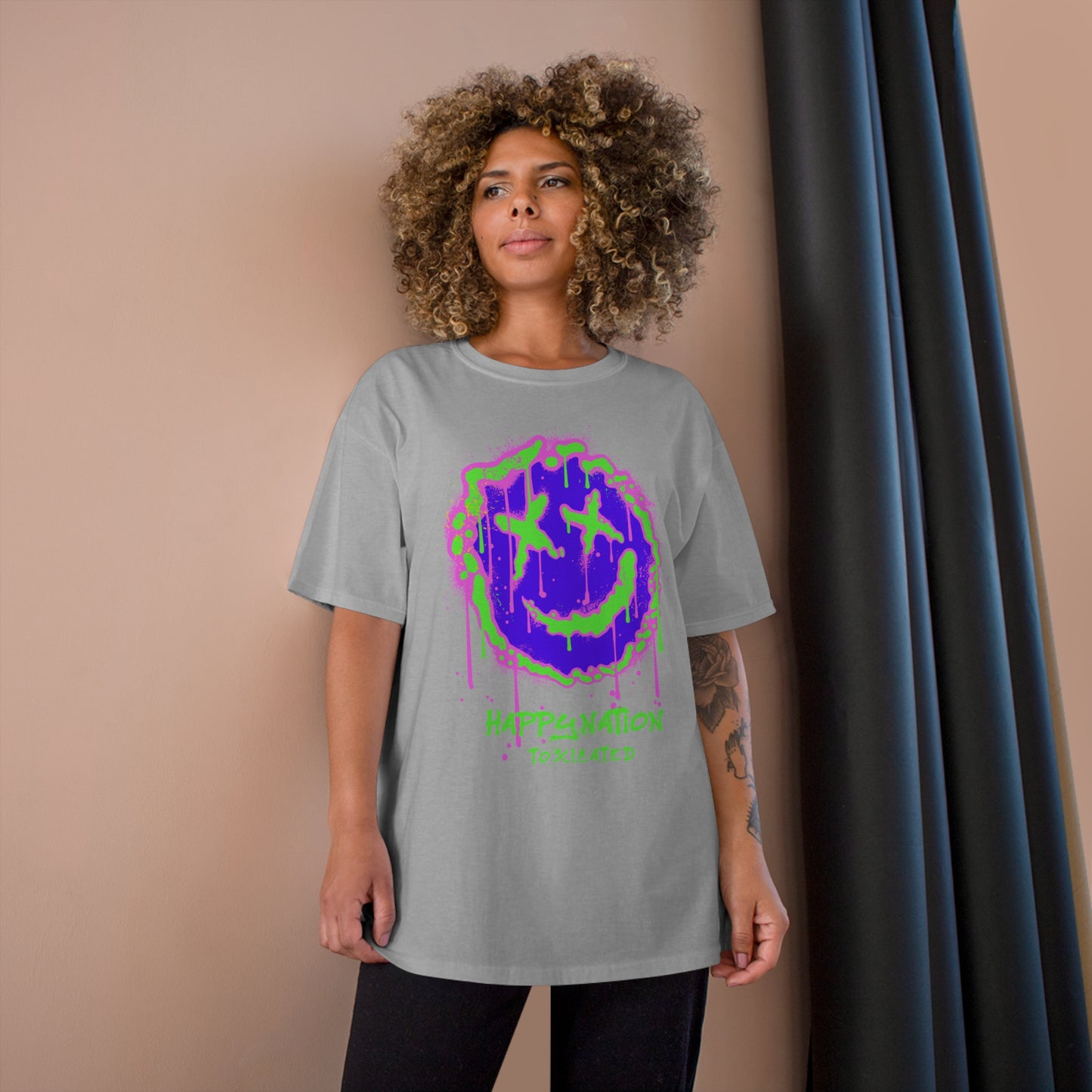Smiley Face Champion T-Shirt - Happy Nation Collection
