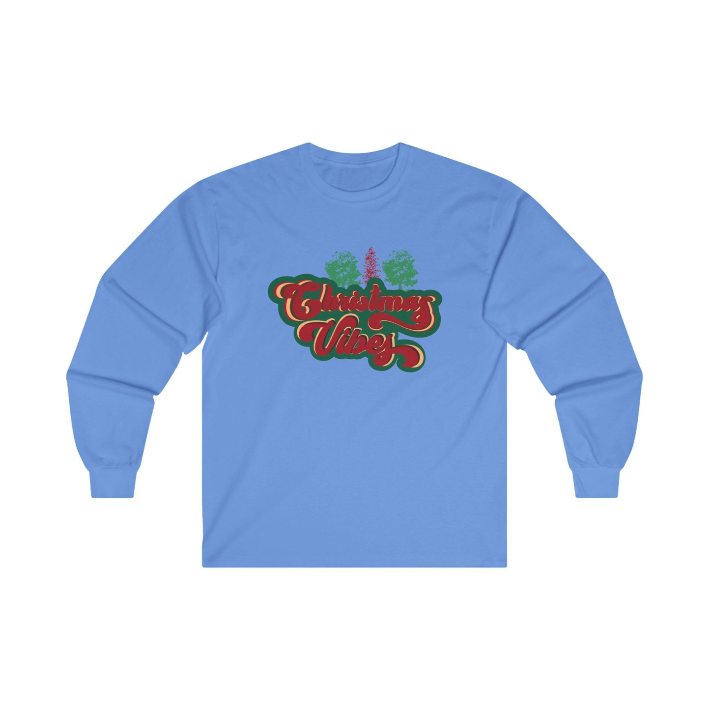 Christmas Vibes Unisex Long Sleeve Tee
