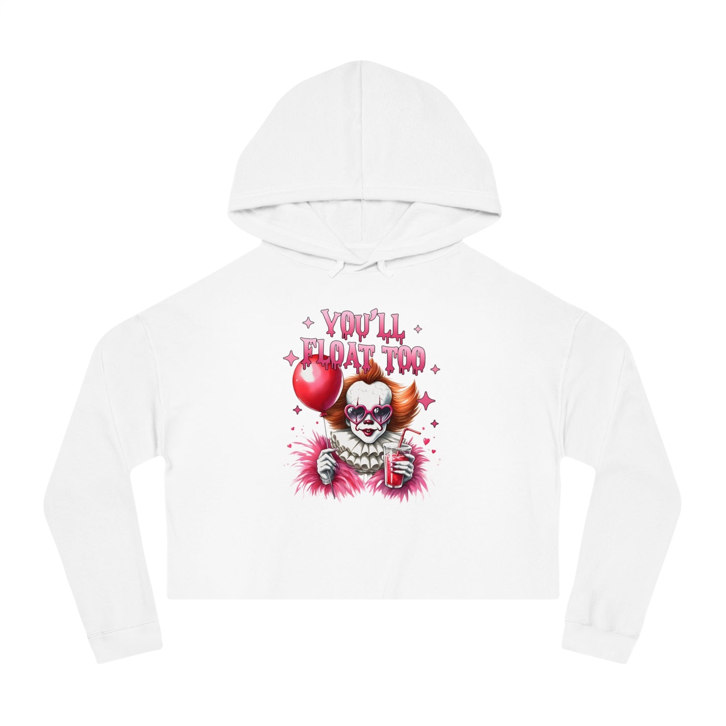 Halloween Cropped Hooded Sweatshirt