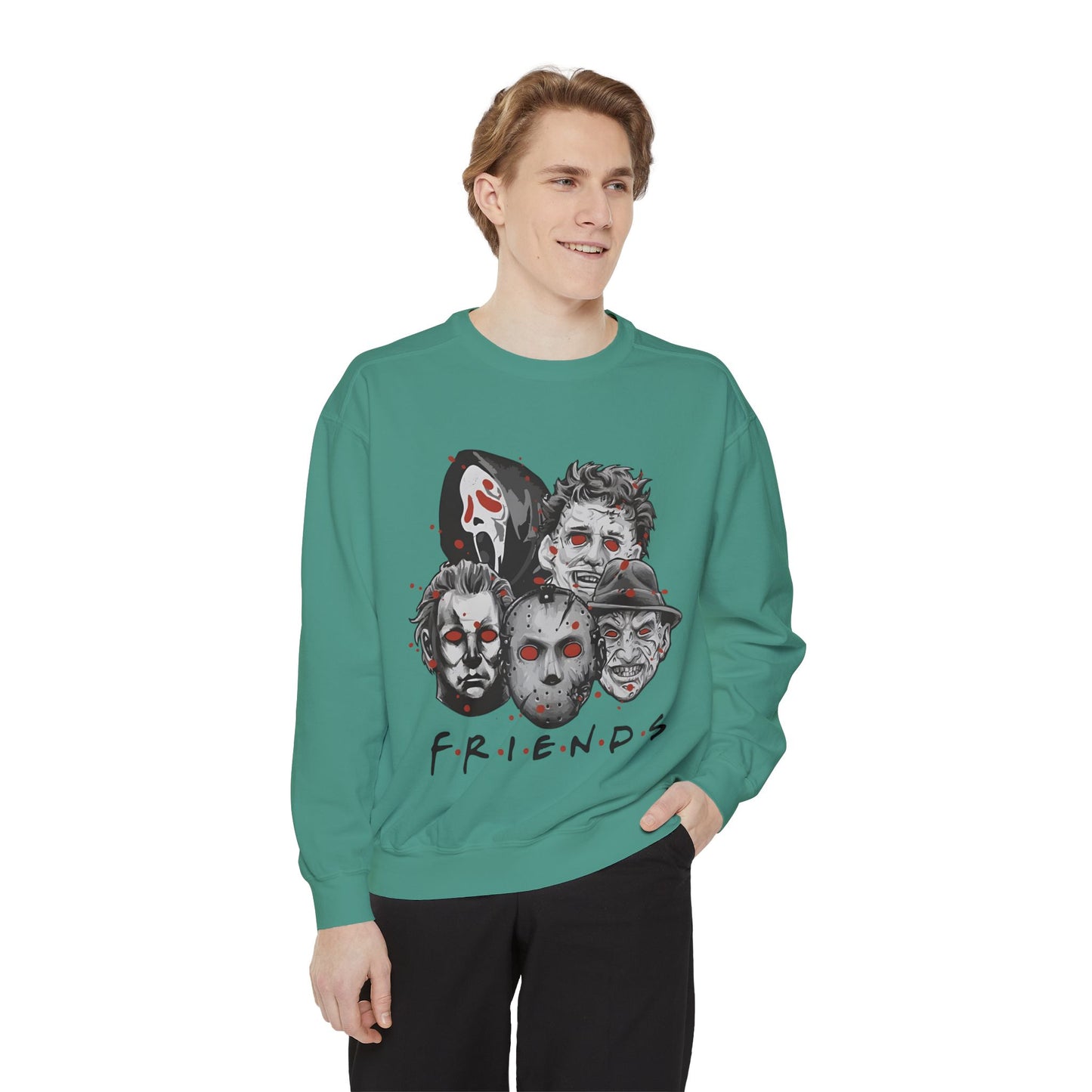 Halloween Garment-Dyed Sweatshirt