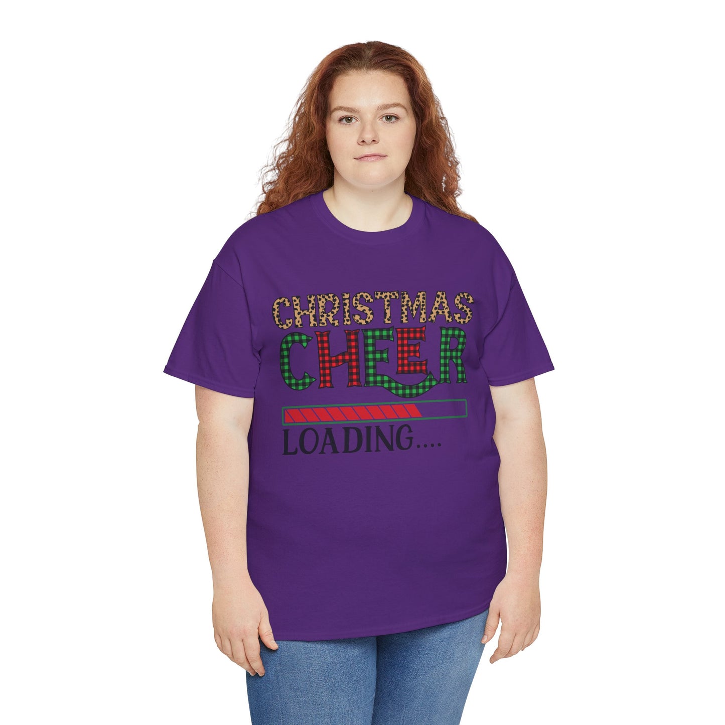 Christmas Cheer Loading Unisex Heavy Cotton Tee