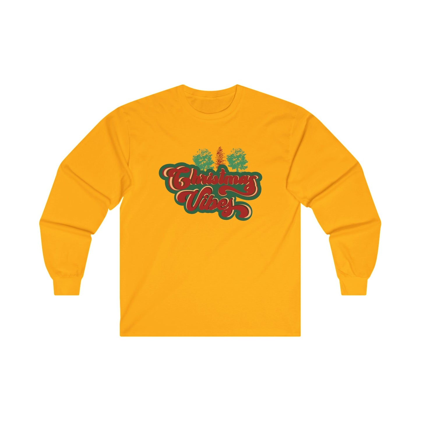 Christmas Vibes Unisex Long Sleeve Tee