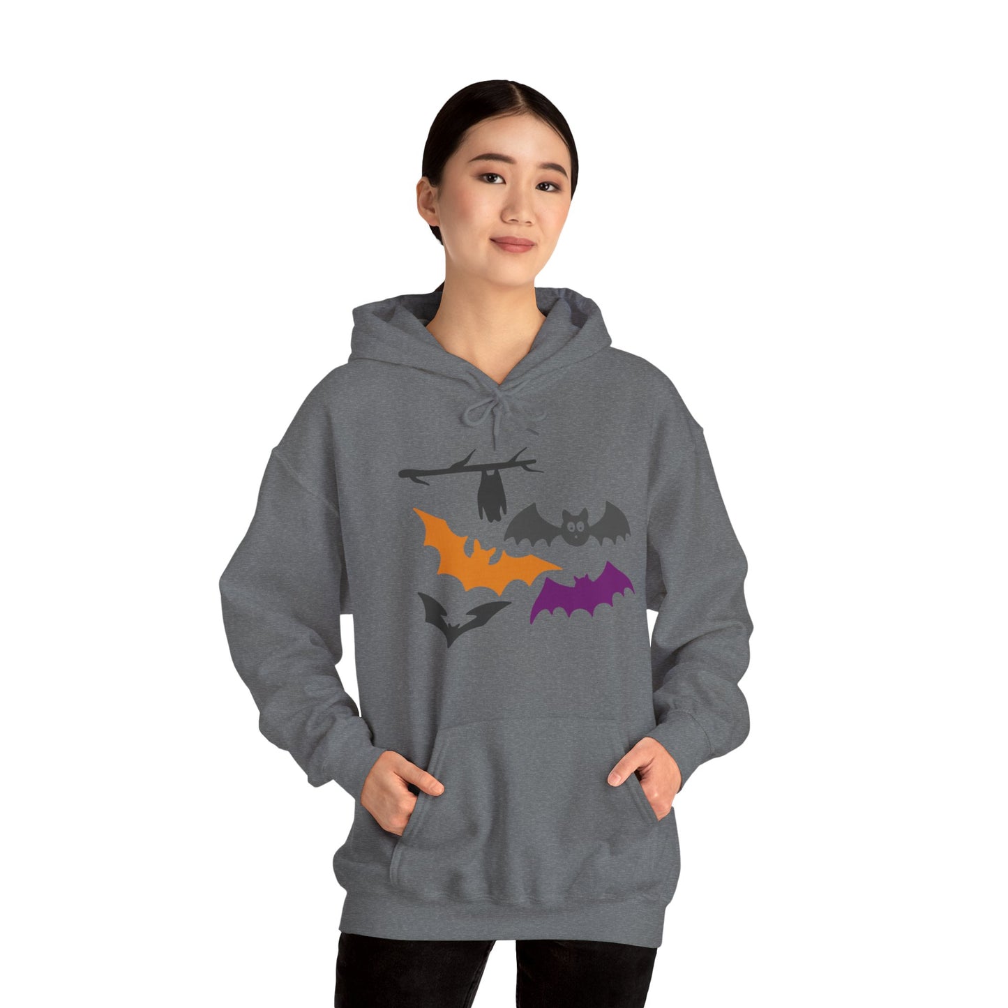 Halloween Bats Heavy Blend™ Hooded Sweatshirt