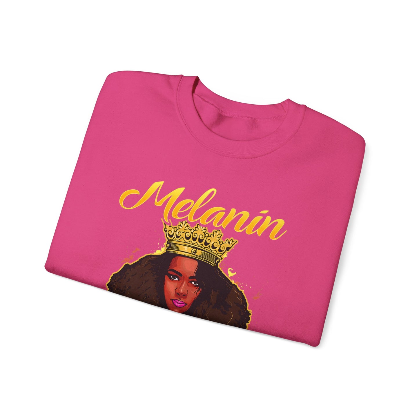Melanin Queen Heavy Blend Crewneck Sweatshirt