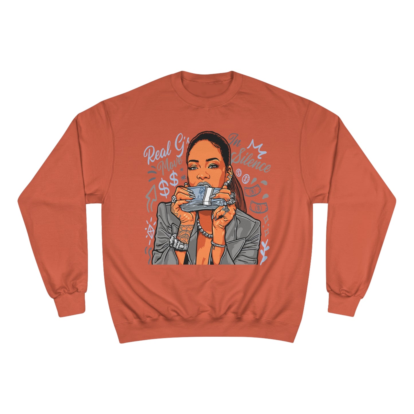 Real G's Move In Silence Champion Sweatshirt