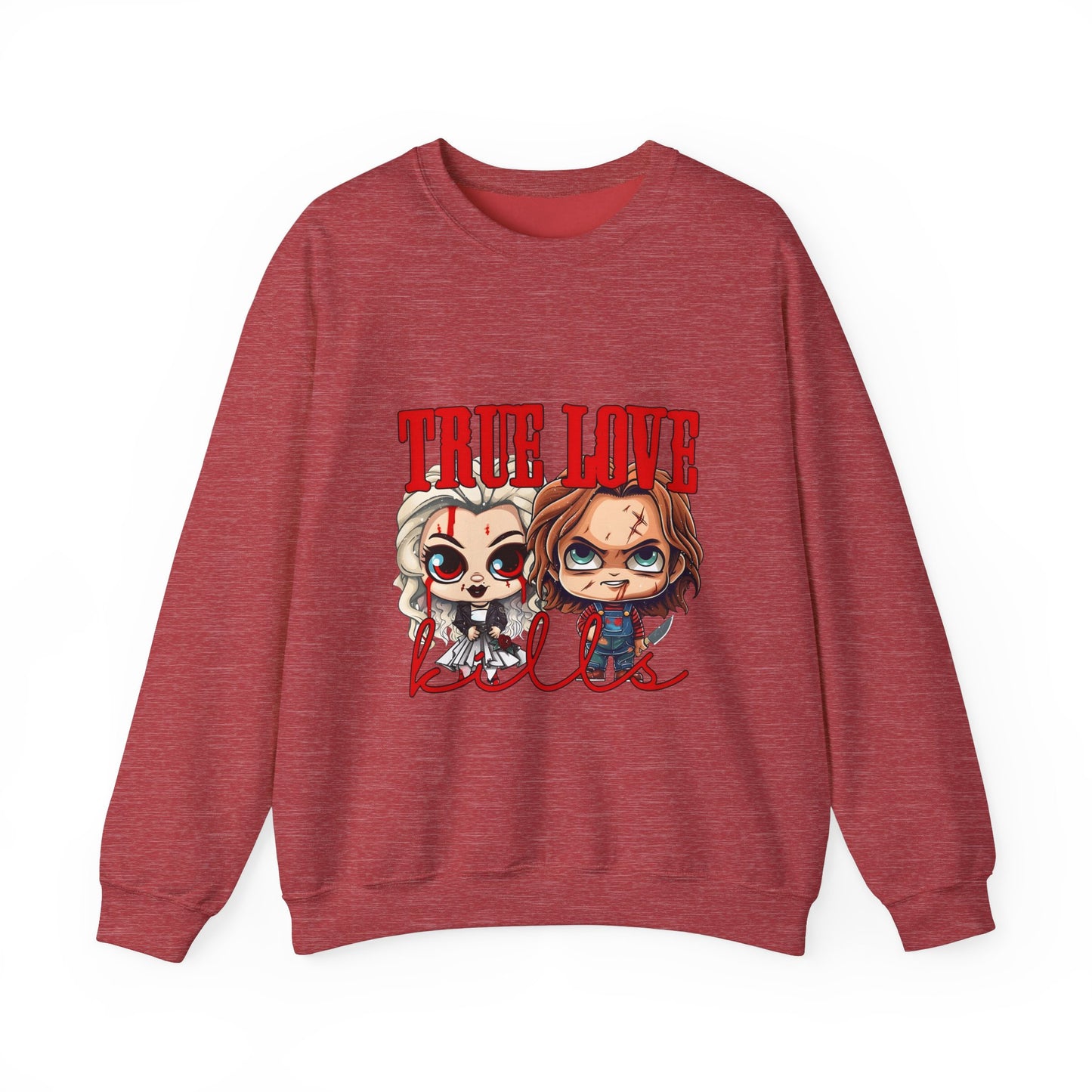 Chucky and bride Halloween Sweatshirt
