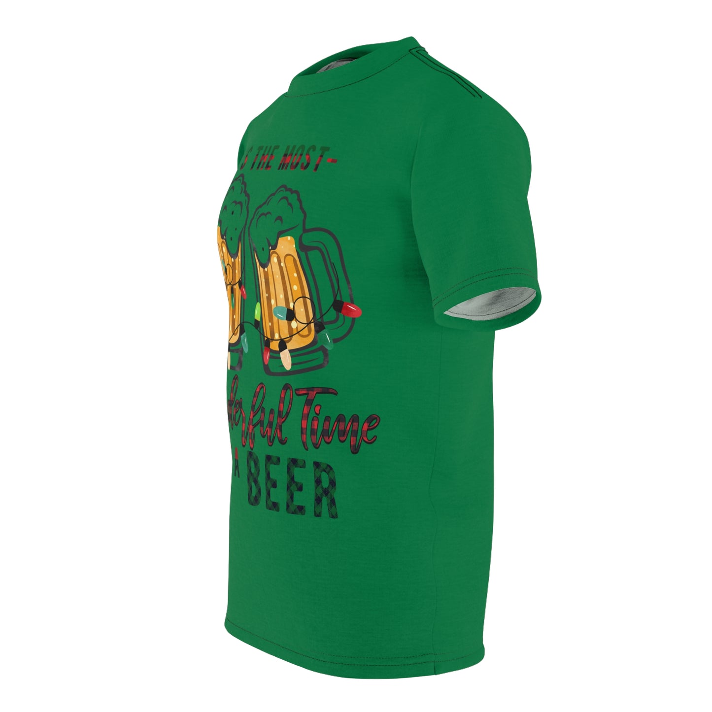 Holiday Cheer Unisex Beer Tee - "It's The Most Wonderful Time For A Beer"