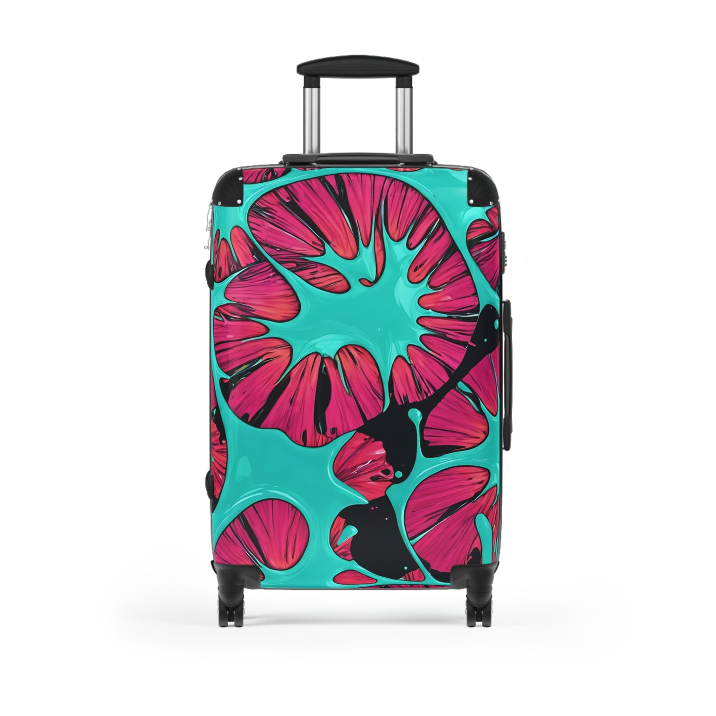Vibrant Floral Suitcase for Travel Enthusiasts