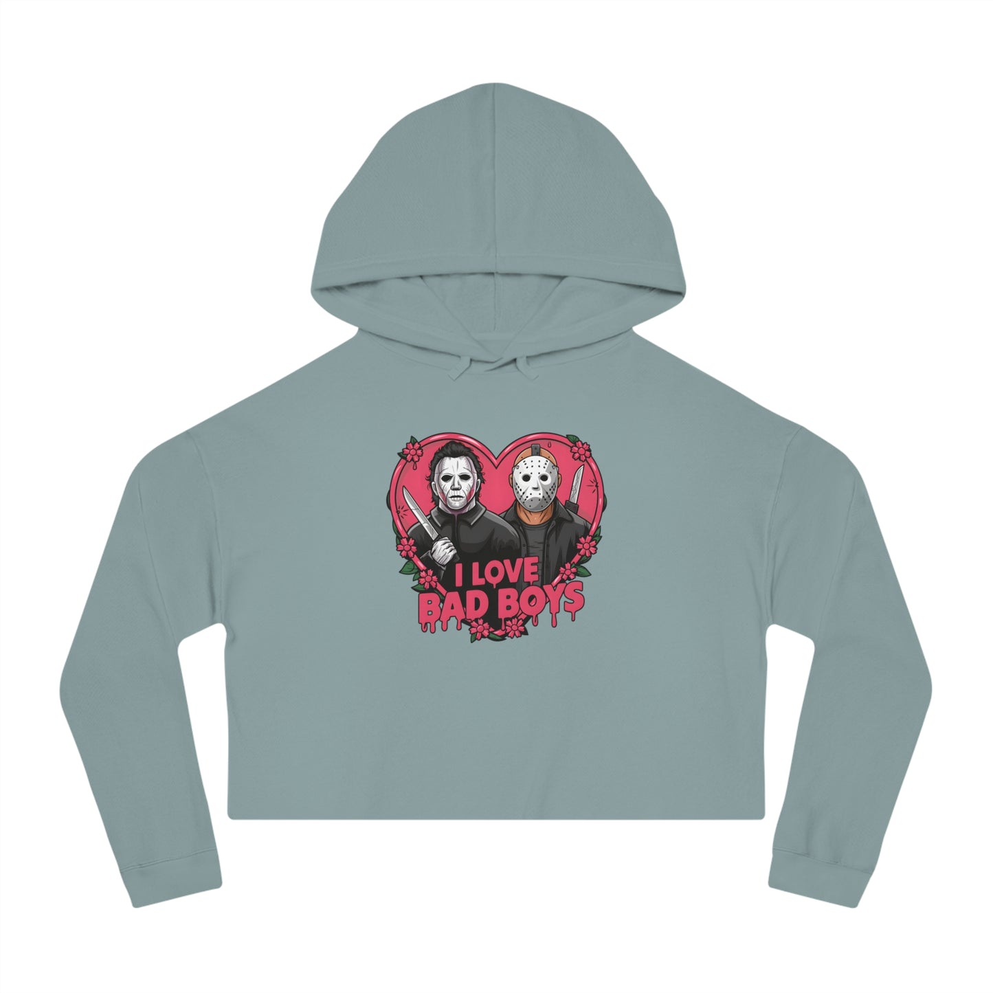 Halloween Cropped Hooded Sweatshirt