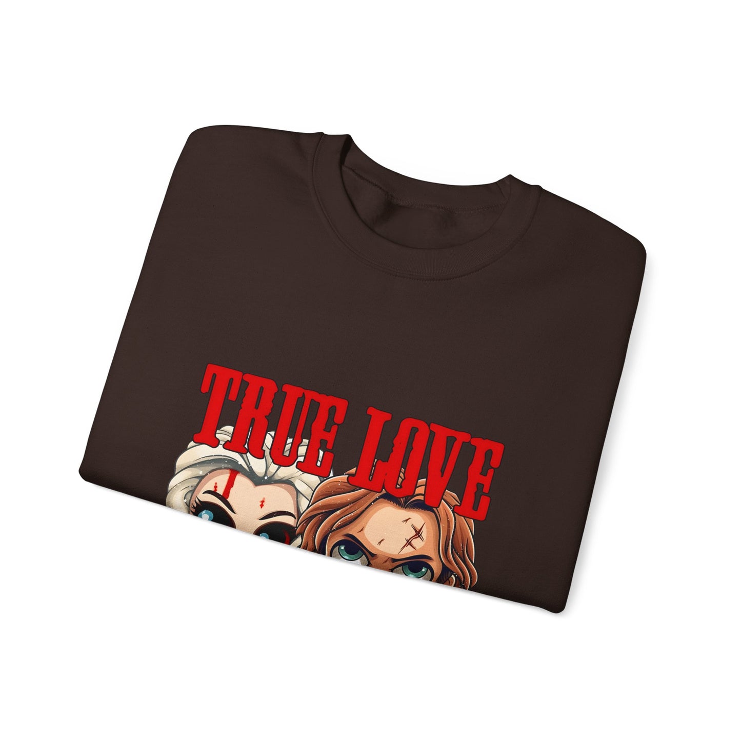 Chucky and bride Halloween Sweatshirt