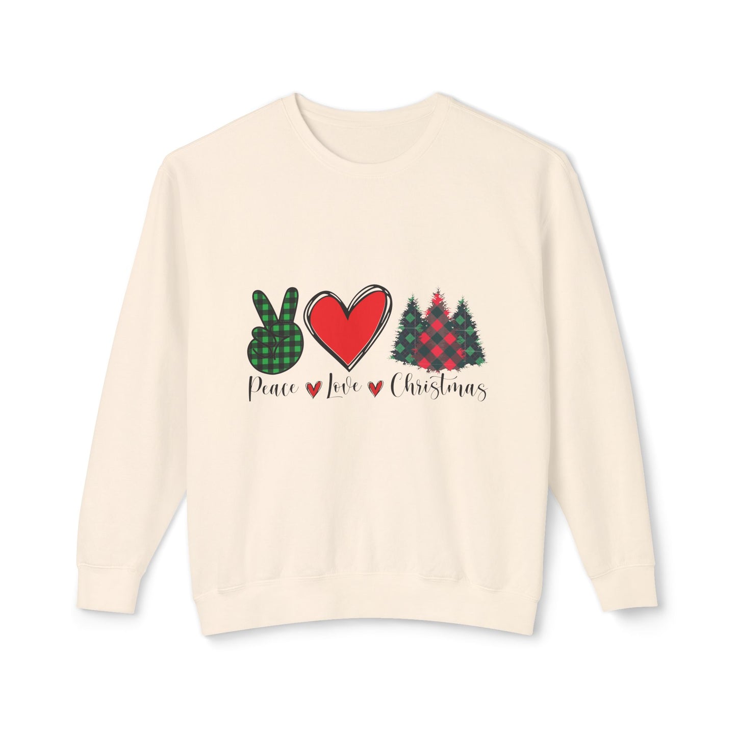 Christmas Peace Love Unisex Sweatshirt