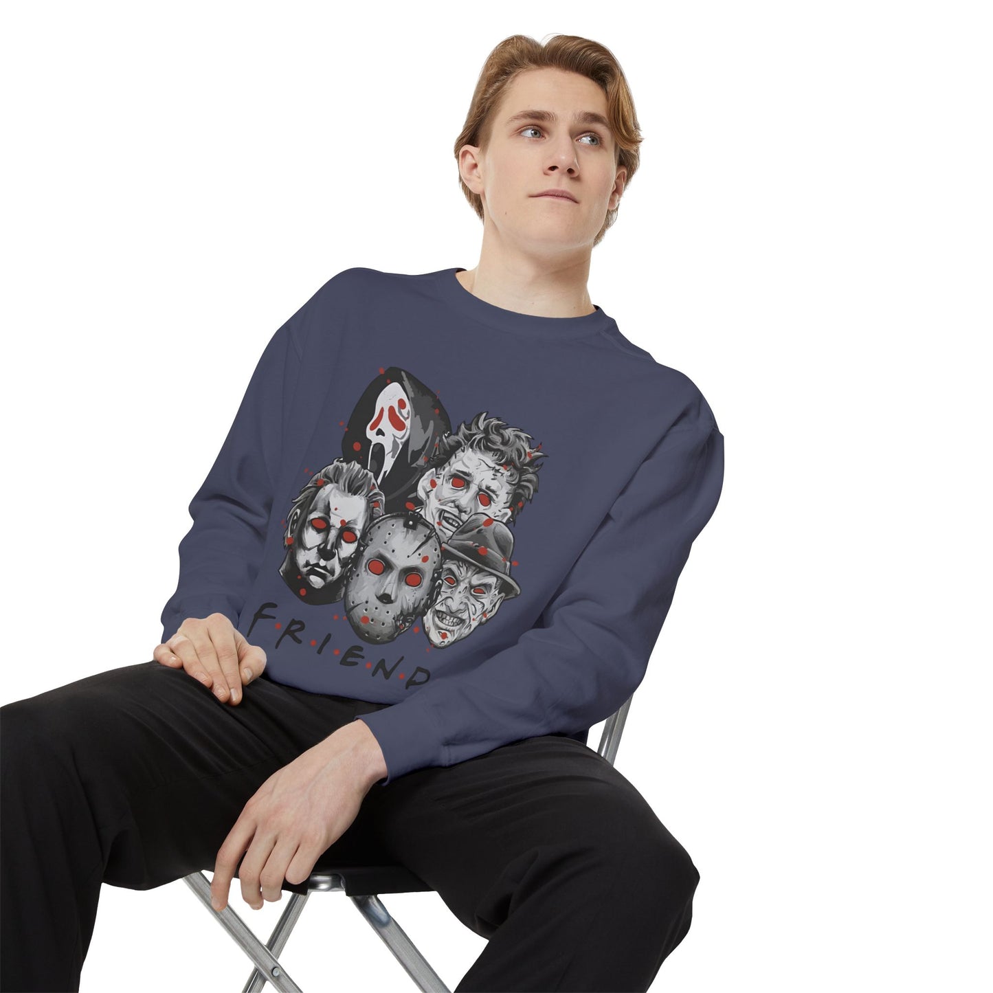 Halloween Garment-Dyed Sweatshirt