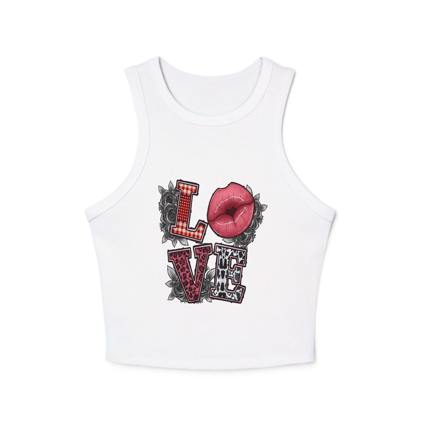 Micro Rib Racer Tank Top