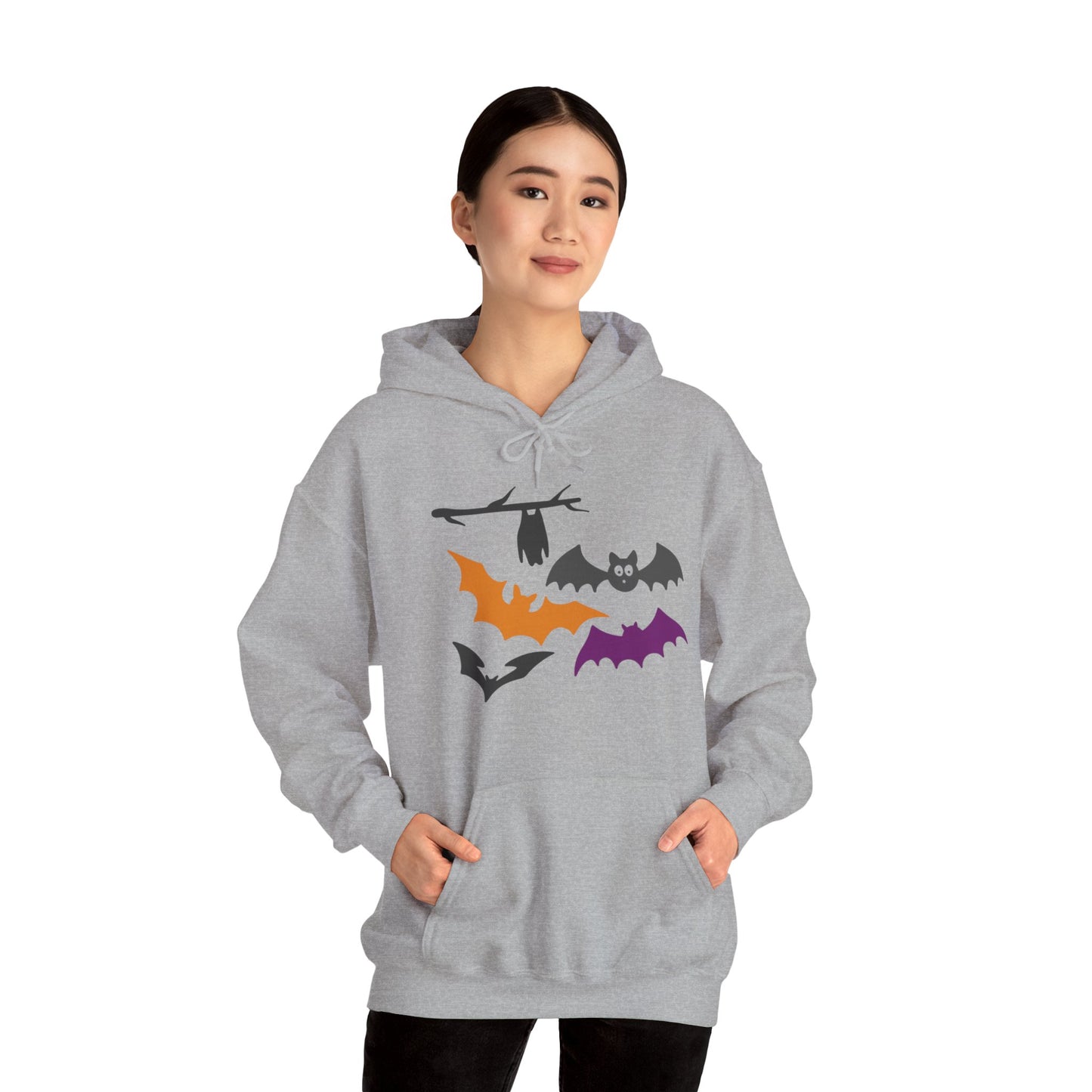 Halloween Bats Heavy Blend™ Hooded Sweatshirt