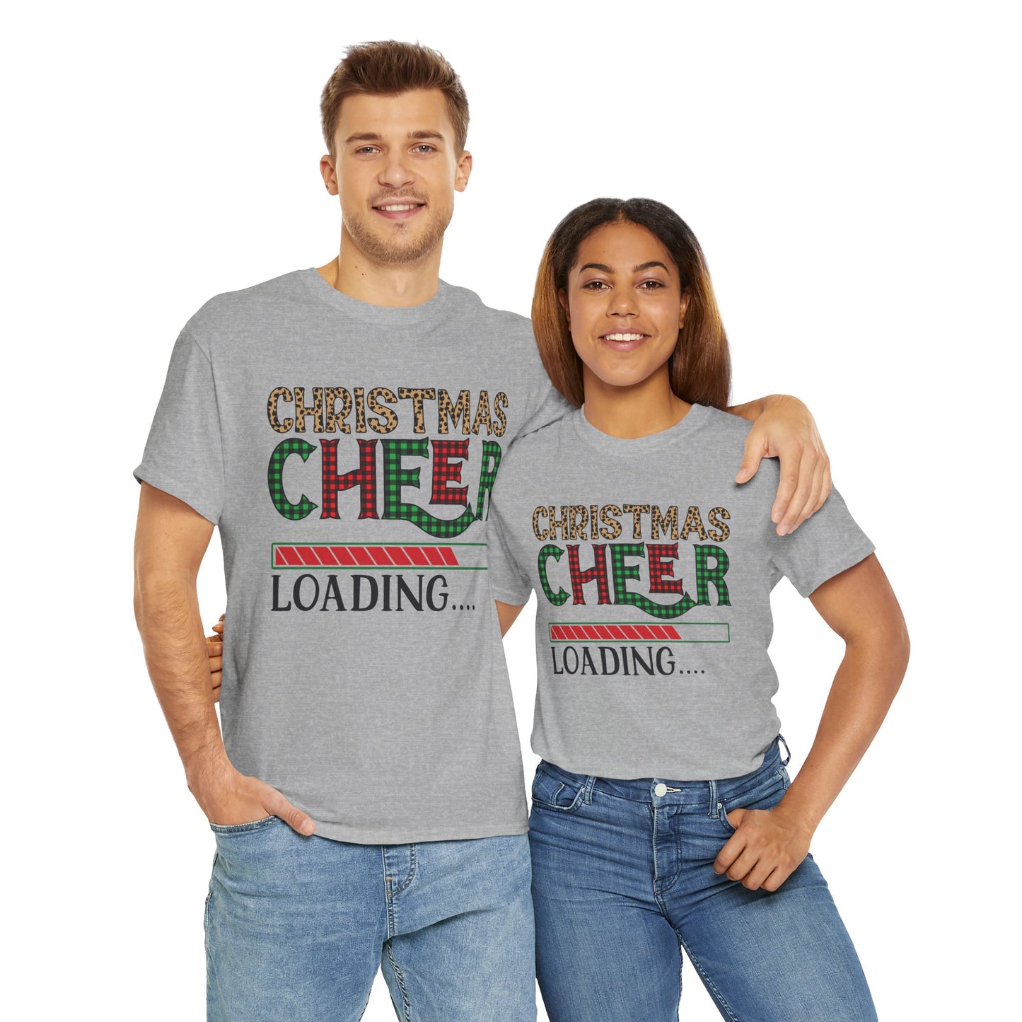 Christmas Cheer Loading Unisex Heavy Cotton Tee