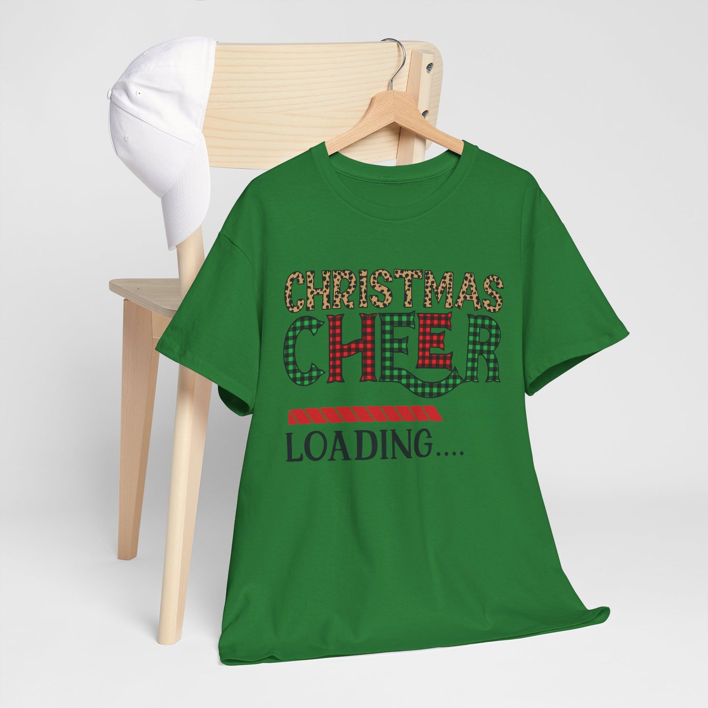 Christmas Cheer Loading Unisex Heavy Cotton Tee
