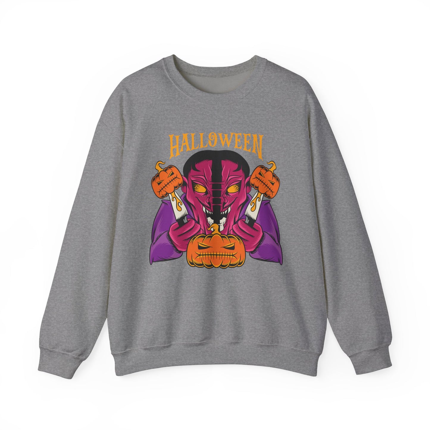 Halloween Crewneck Sweatshirt - Bold Graphic Design