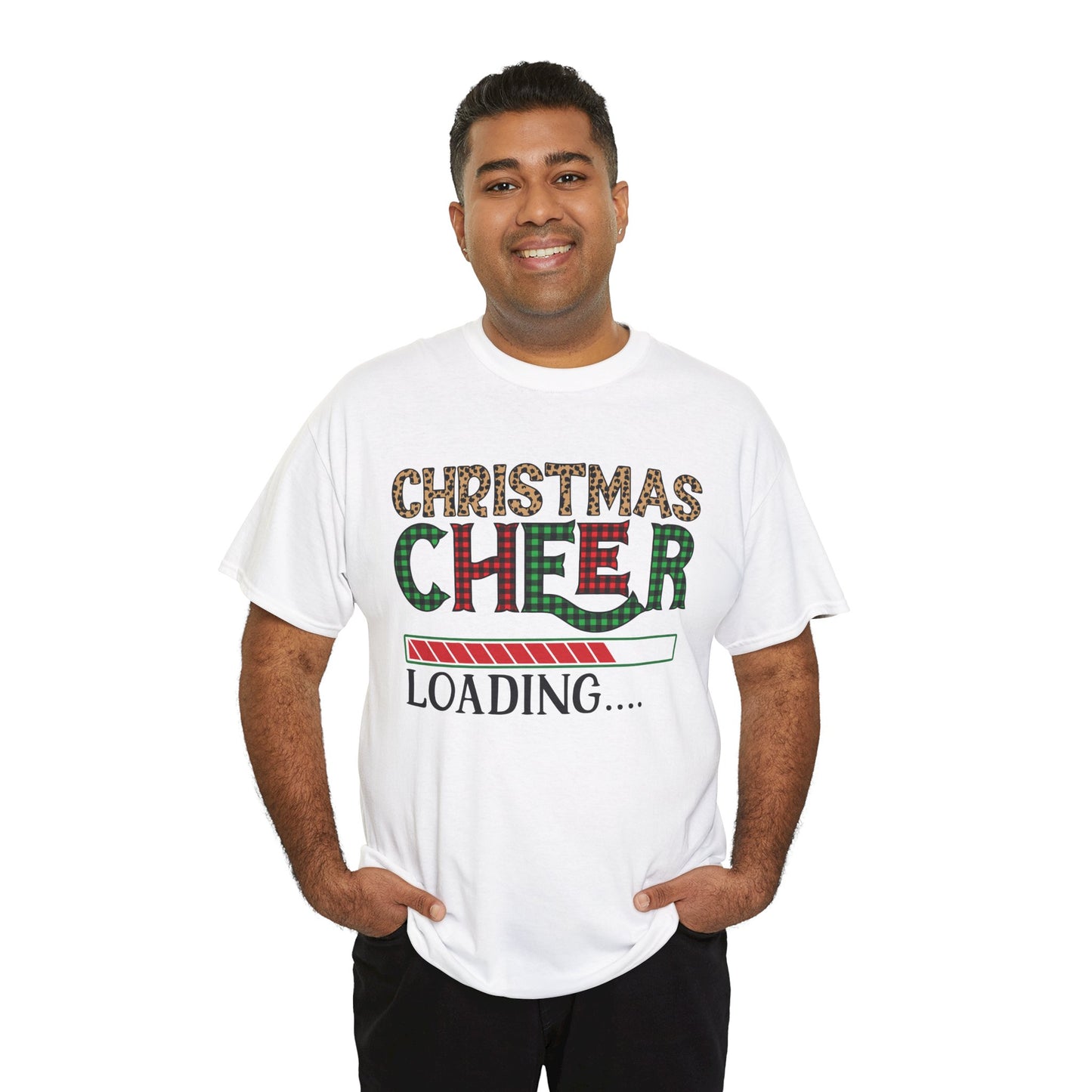 Christmas Cheer Loading Unisex Heavy Cotton Tee