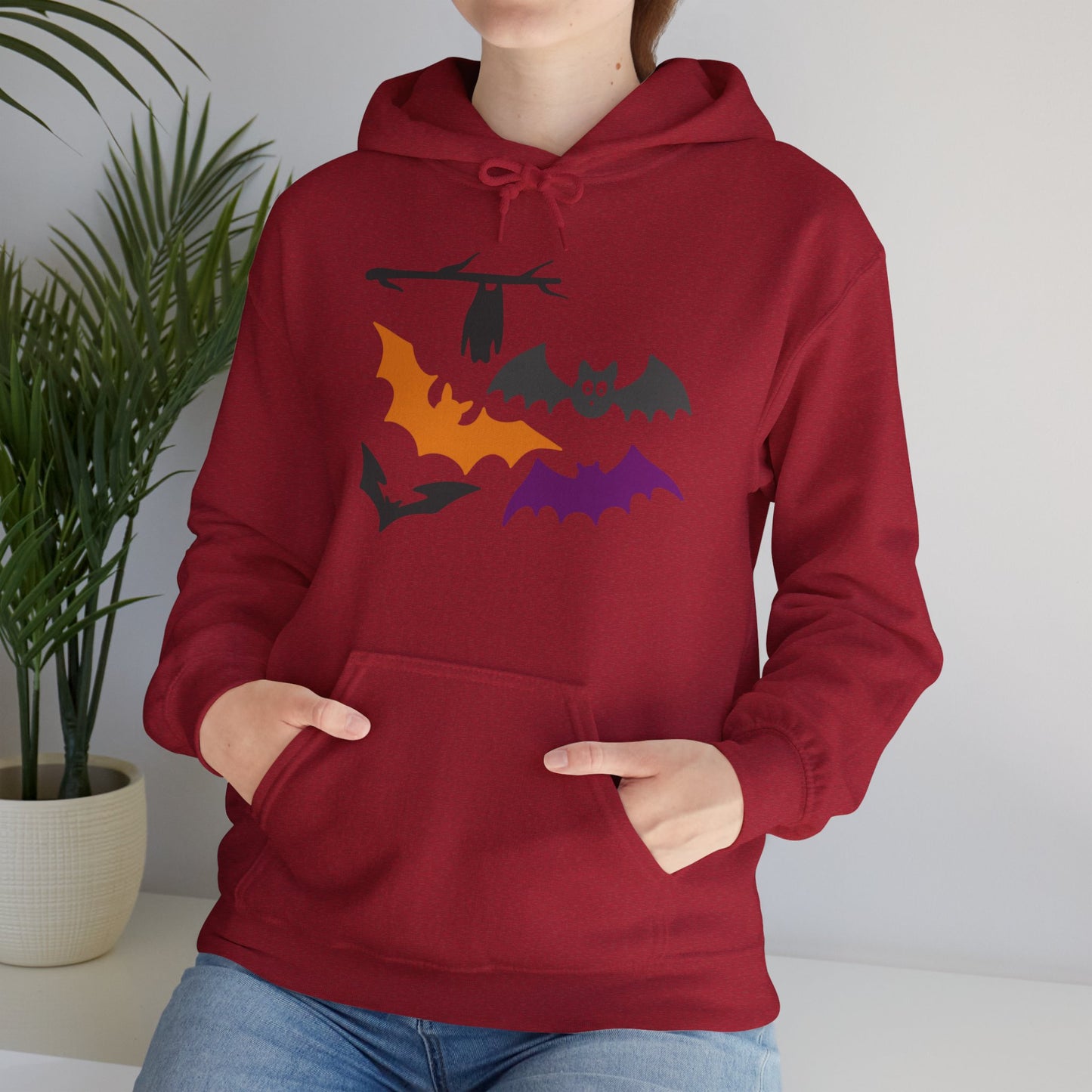 Halloween Bats Heavy Blend™ Hooded Sweatshirt
