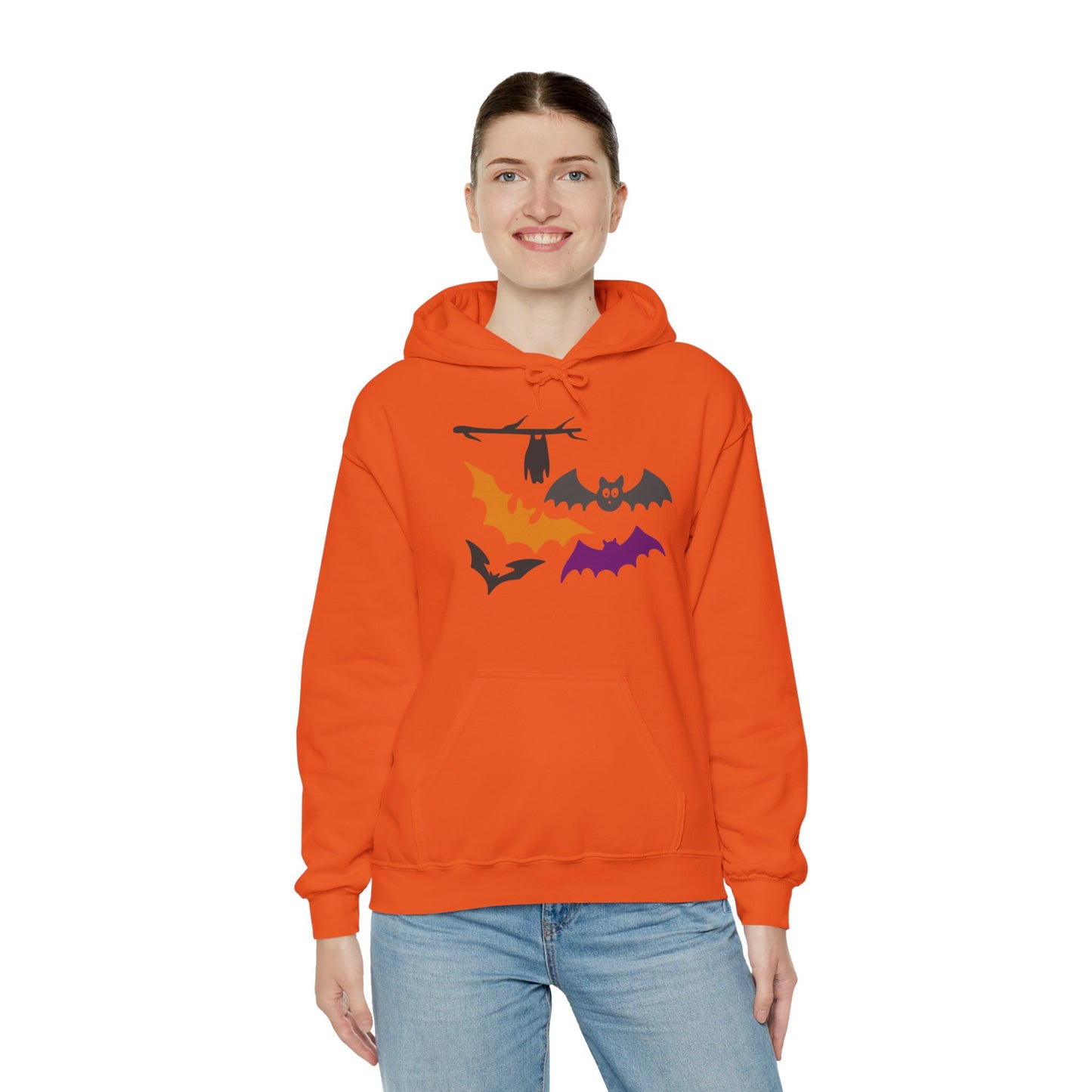 Halloween Bats Heavy Blend™ Hooded Sweatshirt