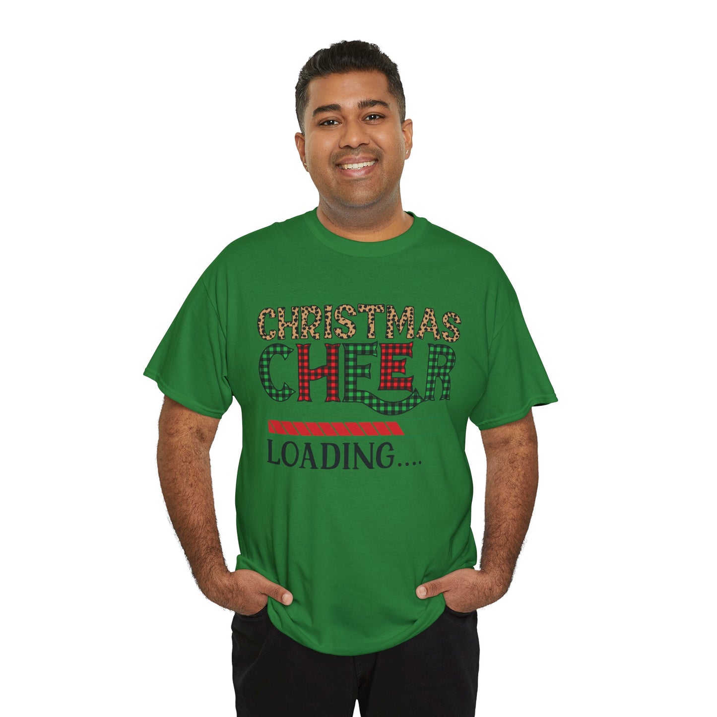 Christmas Cheer Loading Unisex Heavy Cotton Tee