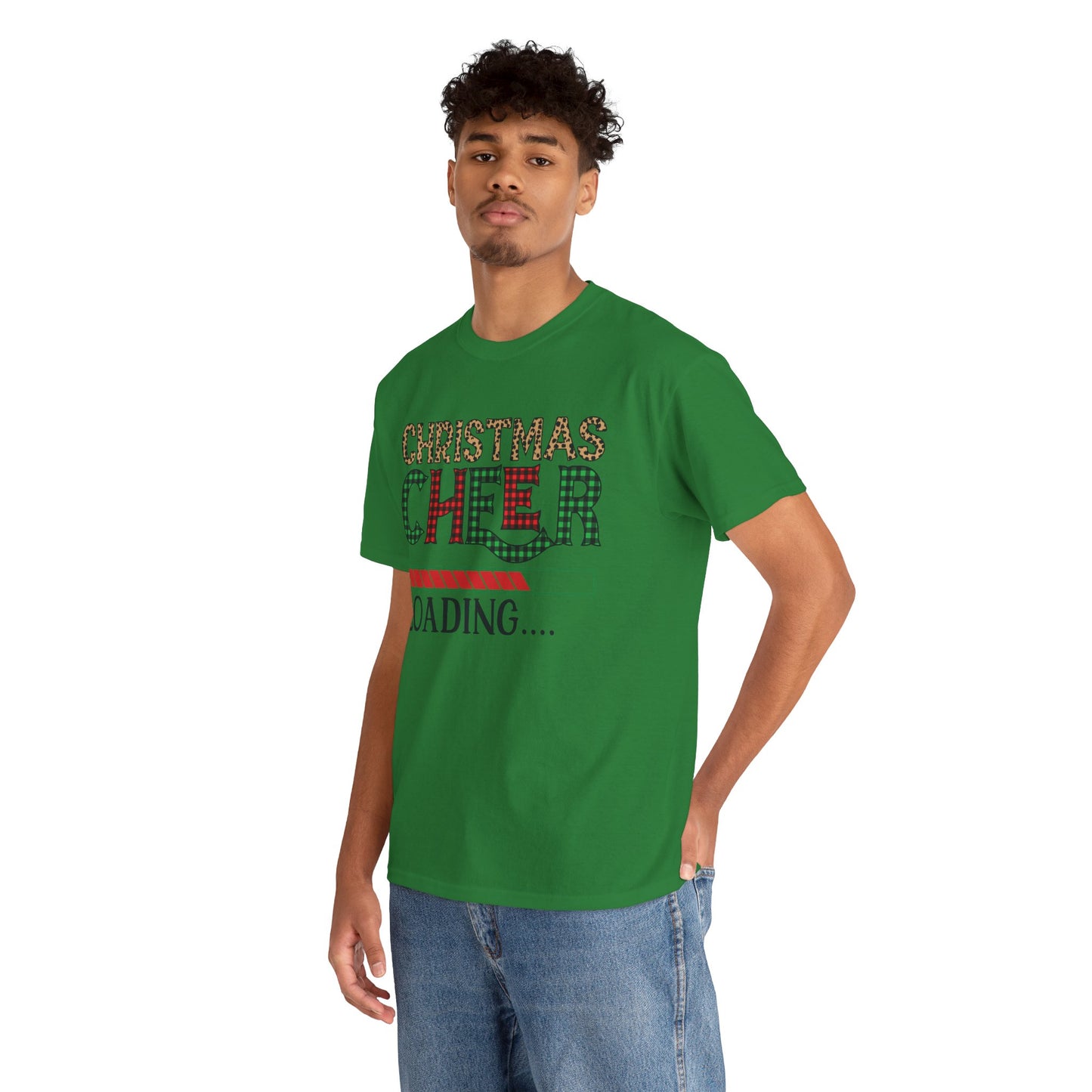 Christmas Cheer Loading Unisex Heavy Cotton Tee