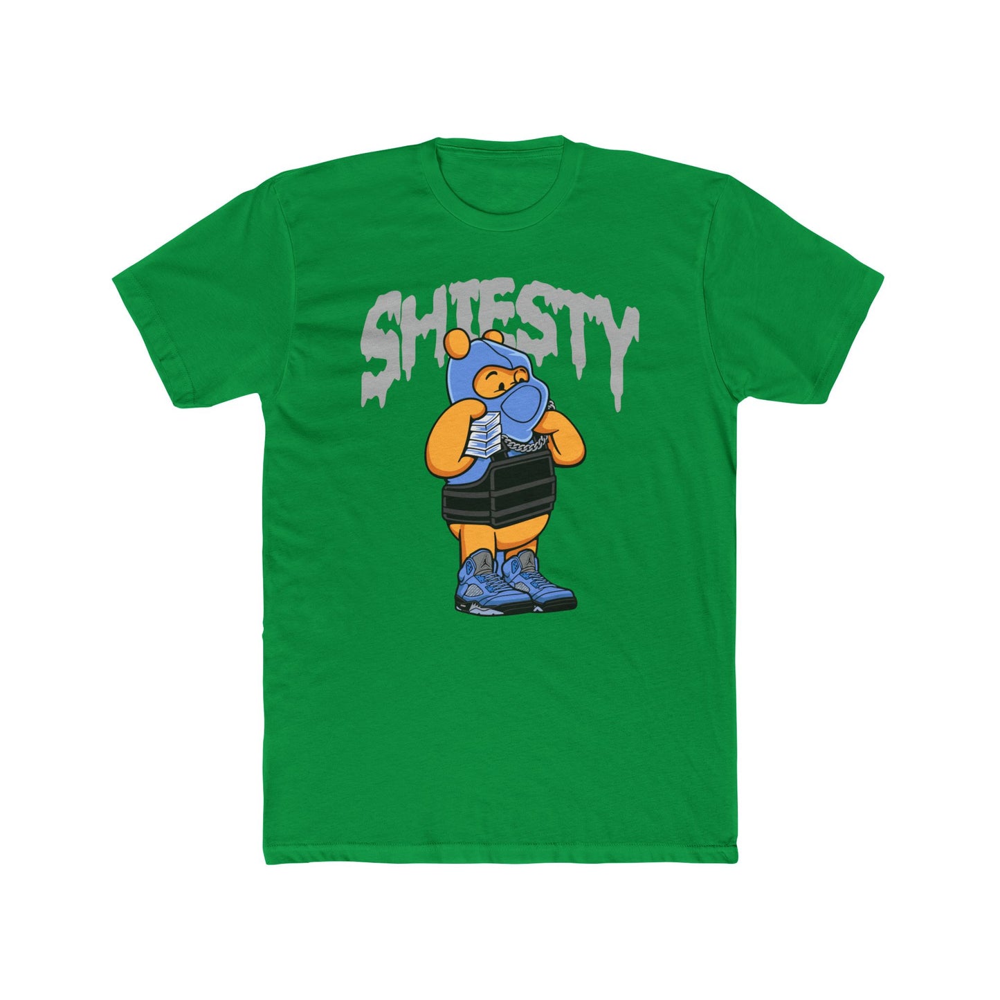 Fun Unisex Cotton Crew Tee with 'Shiesty' Design - Vibrant Graphic Tee for Casual Wear