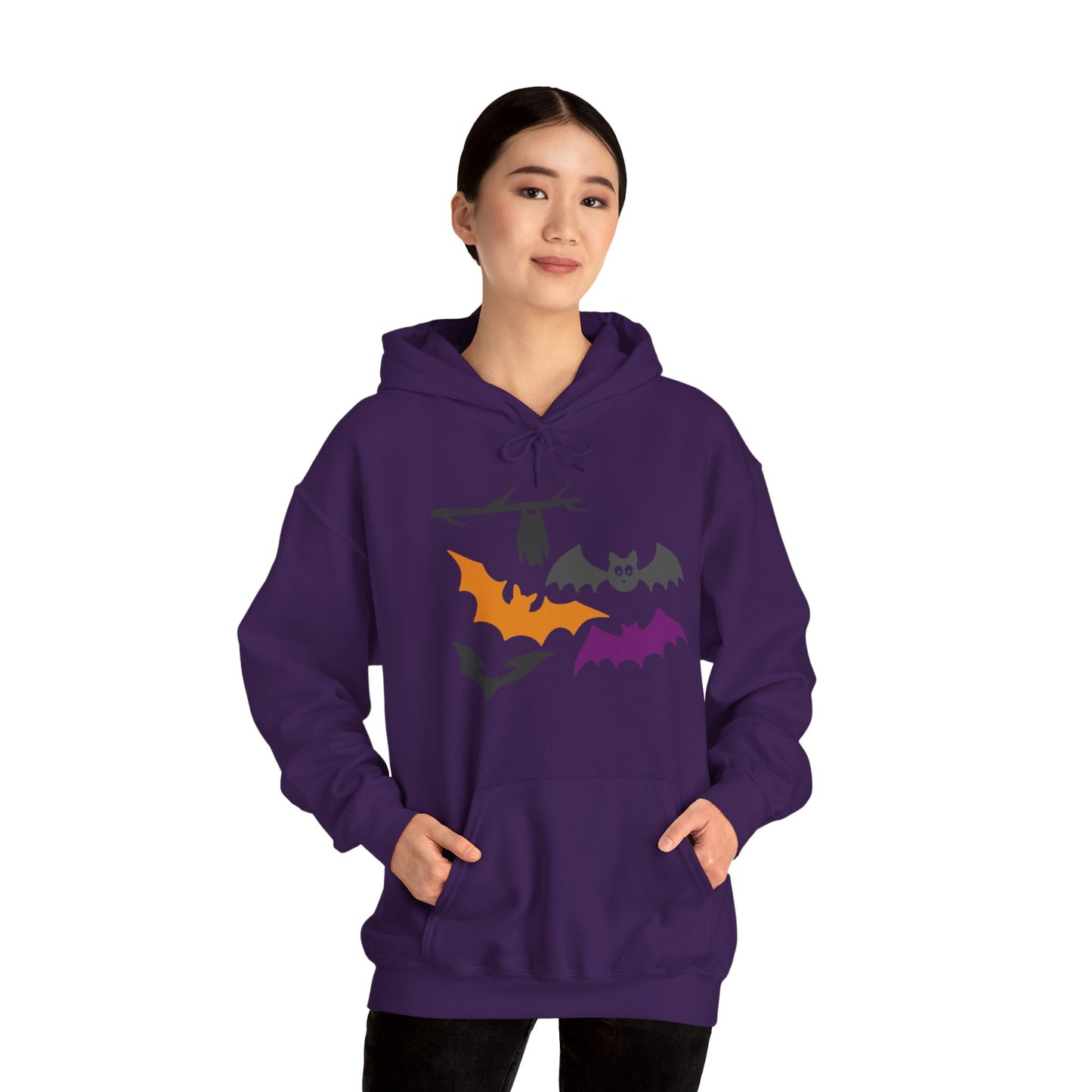 Halloween Bats Heavy Blend™ Hooded Sweatshirt