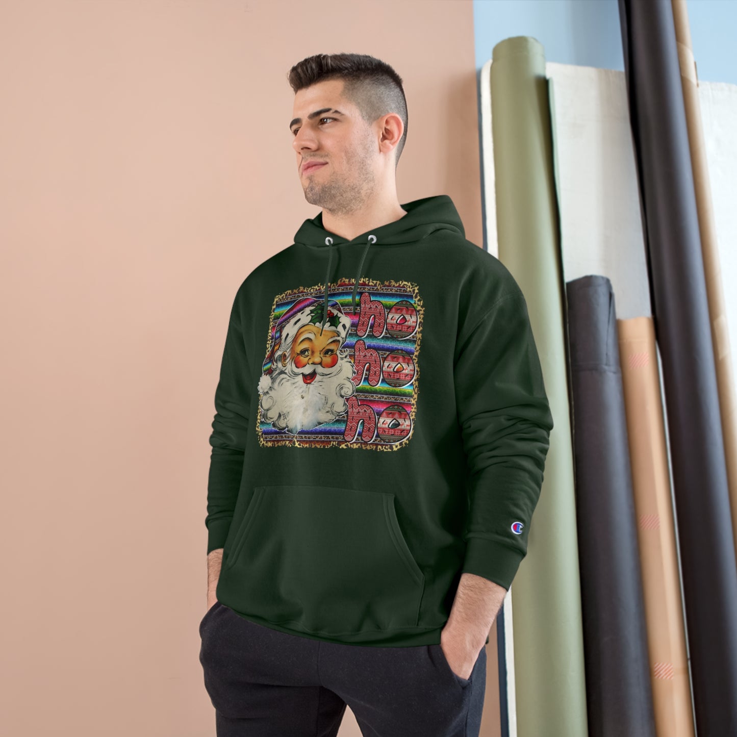Ho Ho Ho Christmas Champion Hoodie