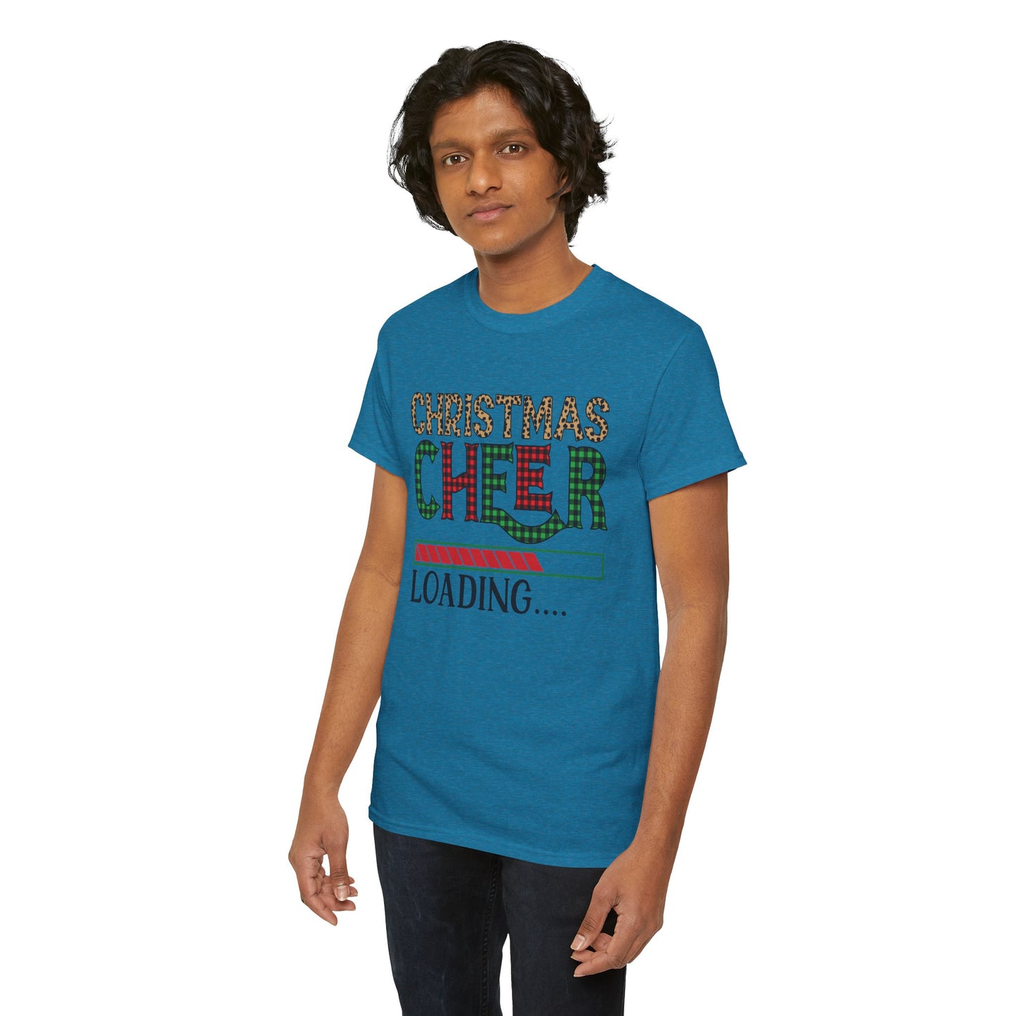 Christmas Cheer Loading Unisex Heavy Cotton Tee