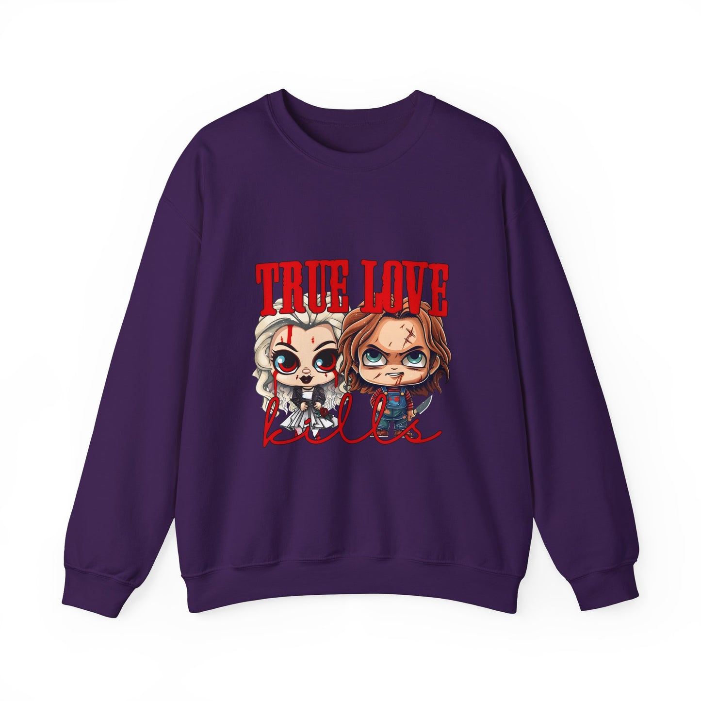 Chucky and bride Halloween Sweatshirt
