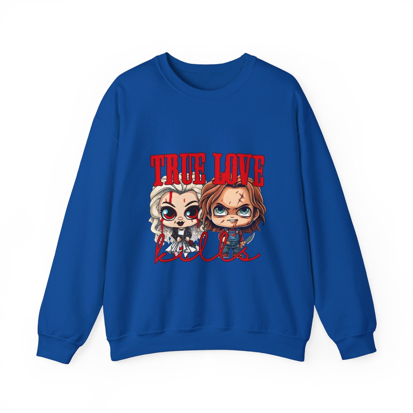 Chucky and bride Halloween Sweatshirt